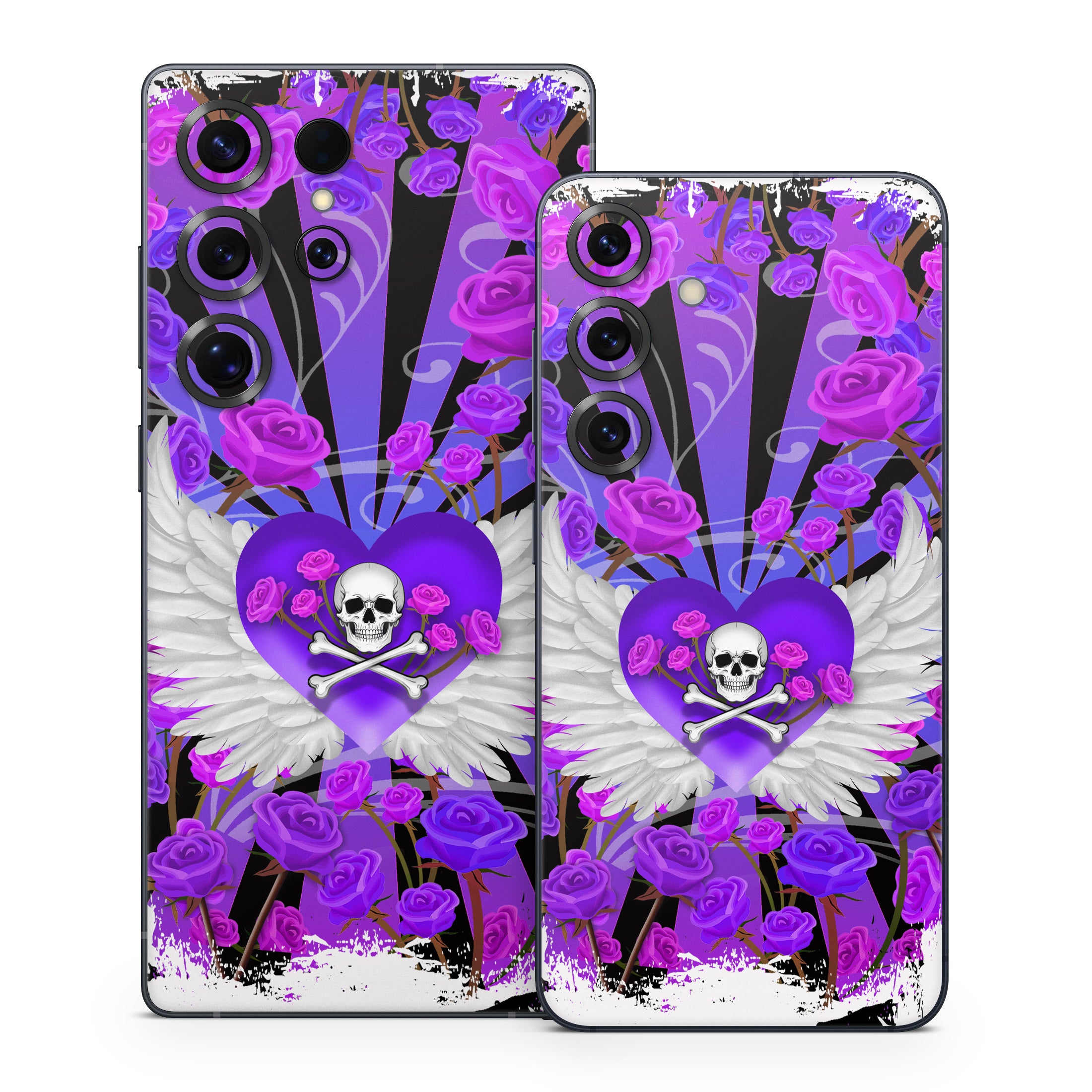 Skull and Roses - Samsung Galaxy S25 Skin