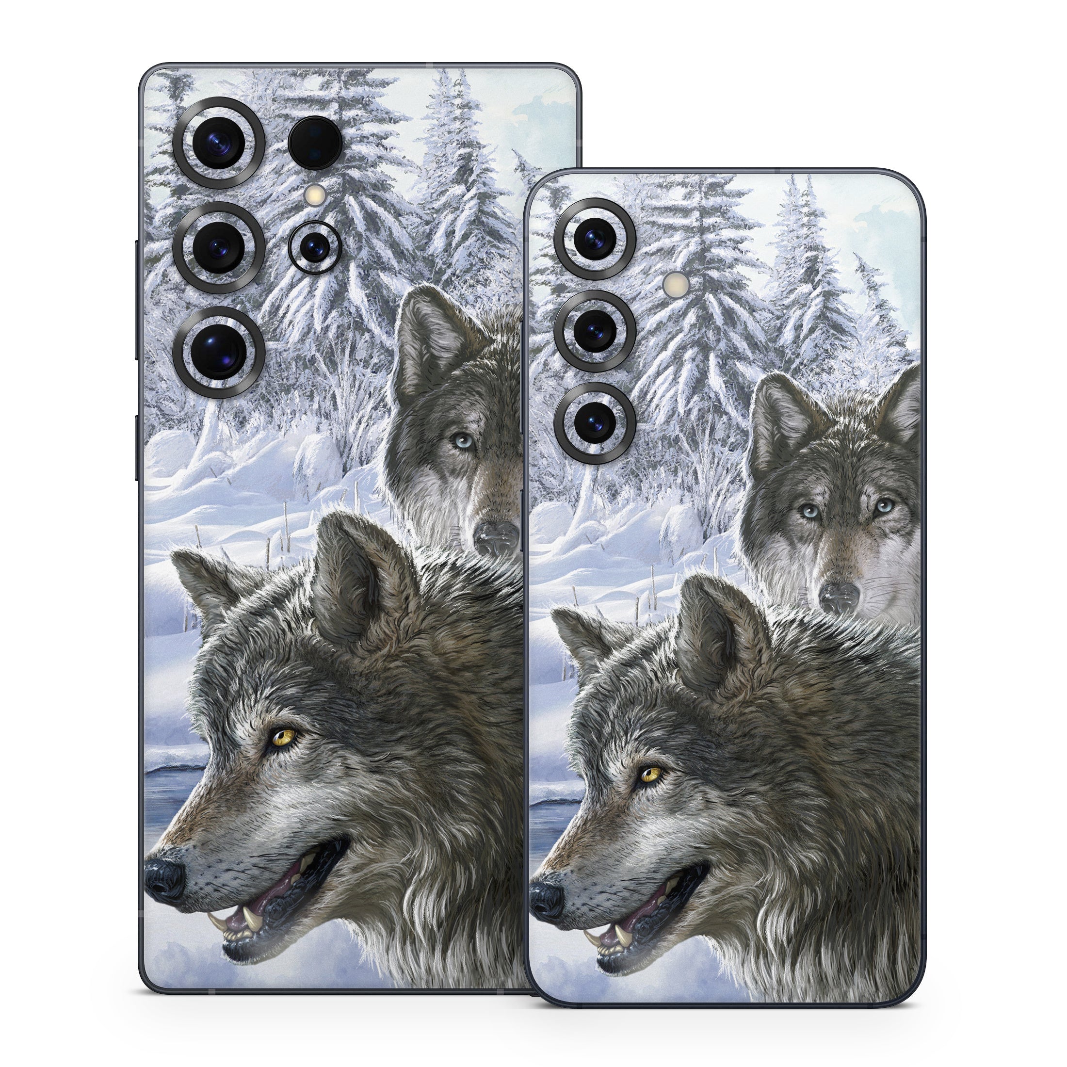 Snow Wolves - Samsung Galaxy S25 Skin