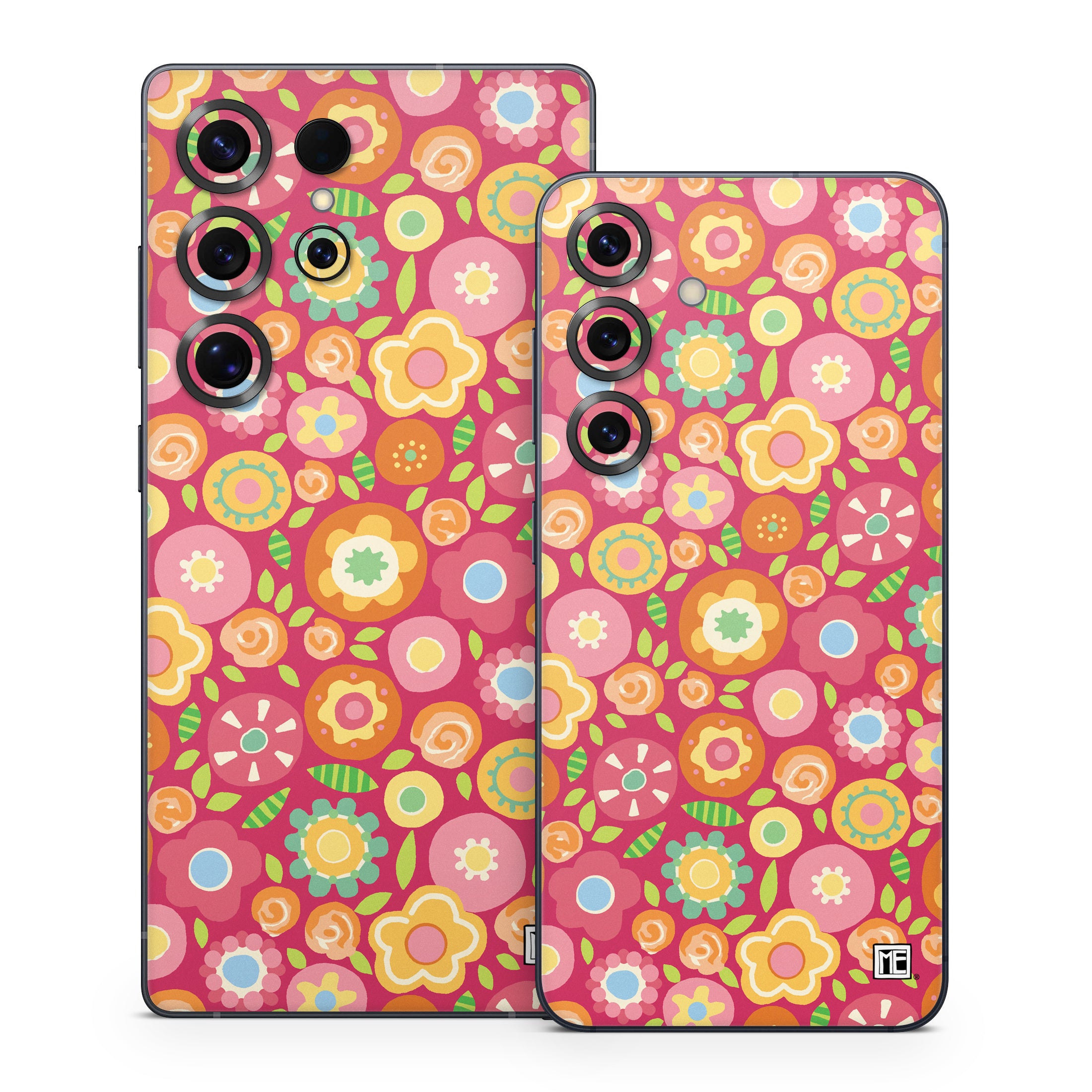 Flowers Squished - Samsung Galaxy S25 Skin