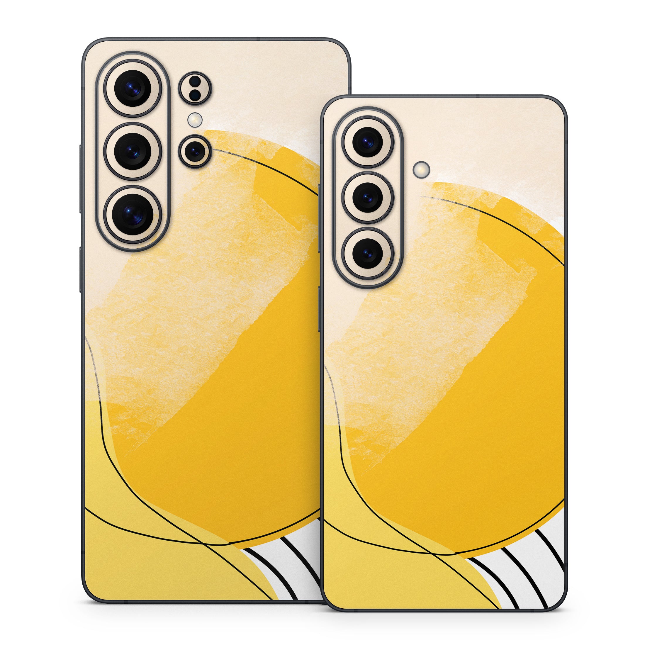 Abstract Yellow - Samsung Galaxy S26 Skin
