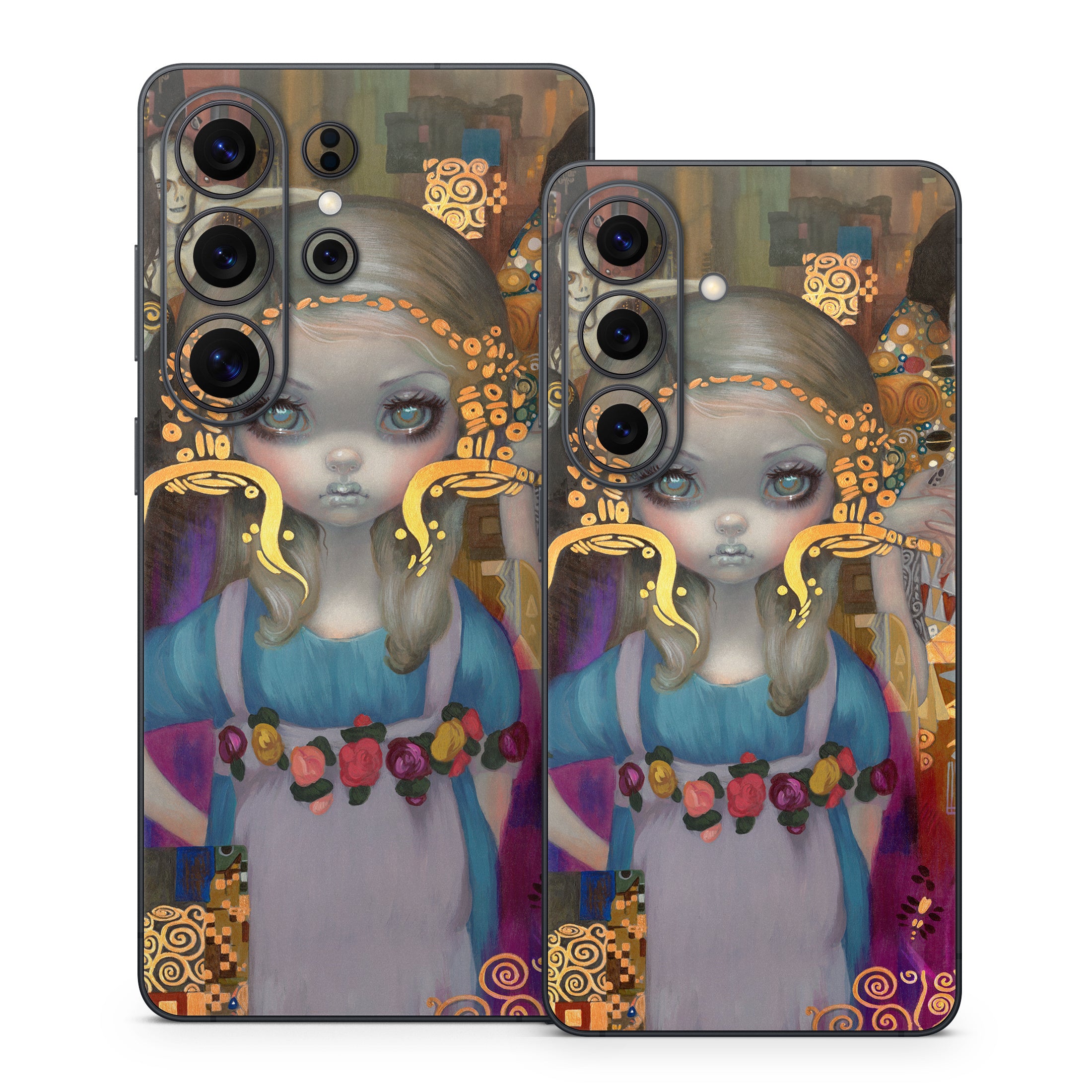 Alice in a Klimt Dream - Samsung Galaxy S26 Skin