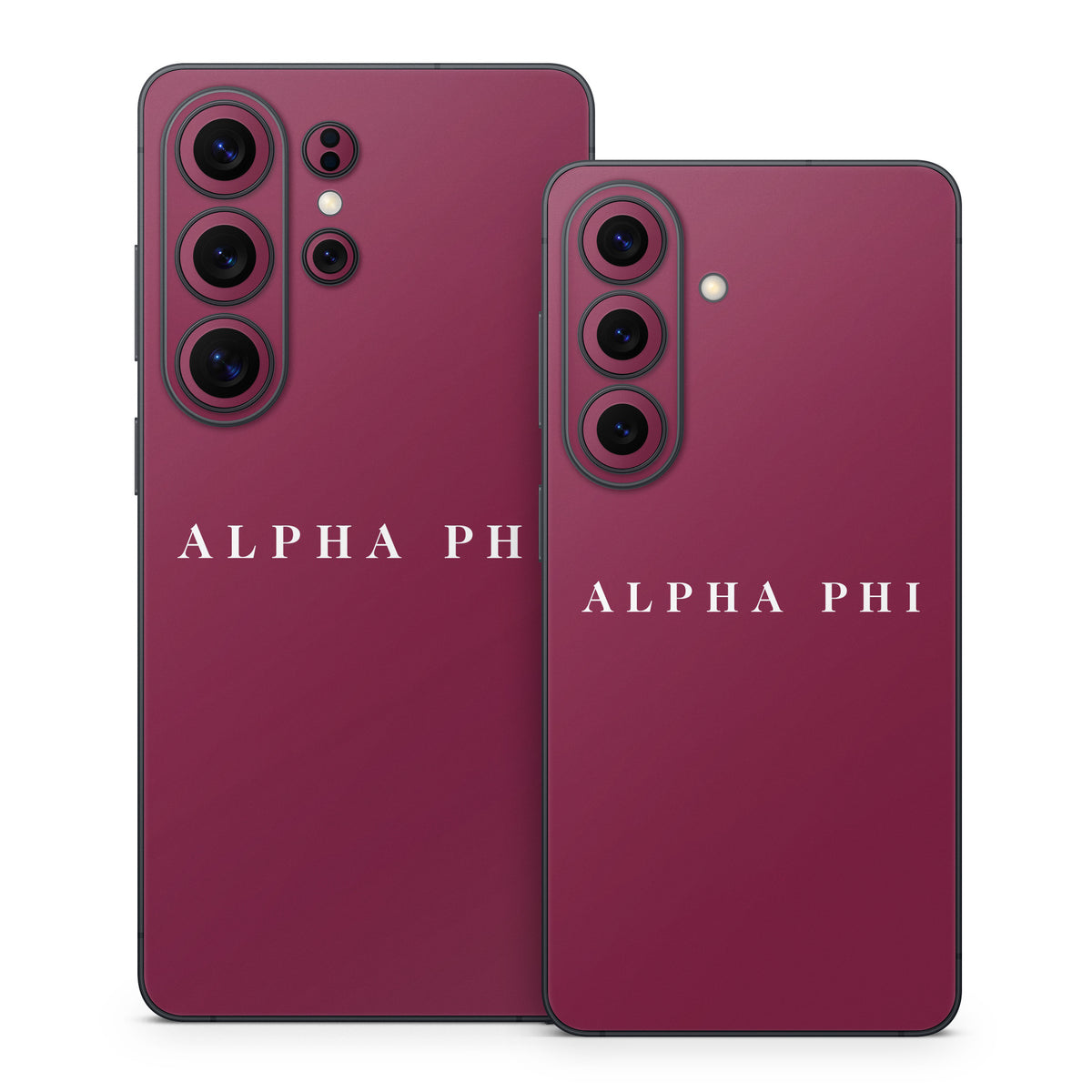 Alpha Phi Wordmark Bordeaux - Samsung Galaxy S26 Skin