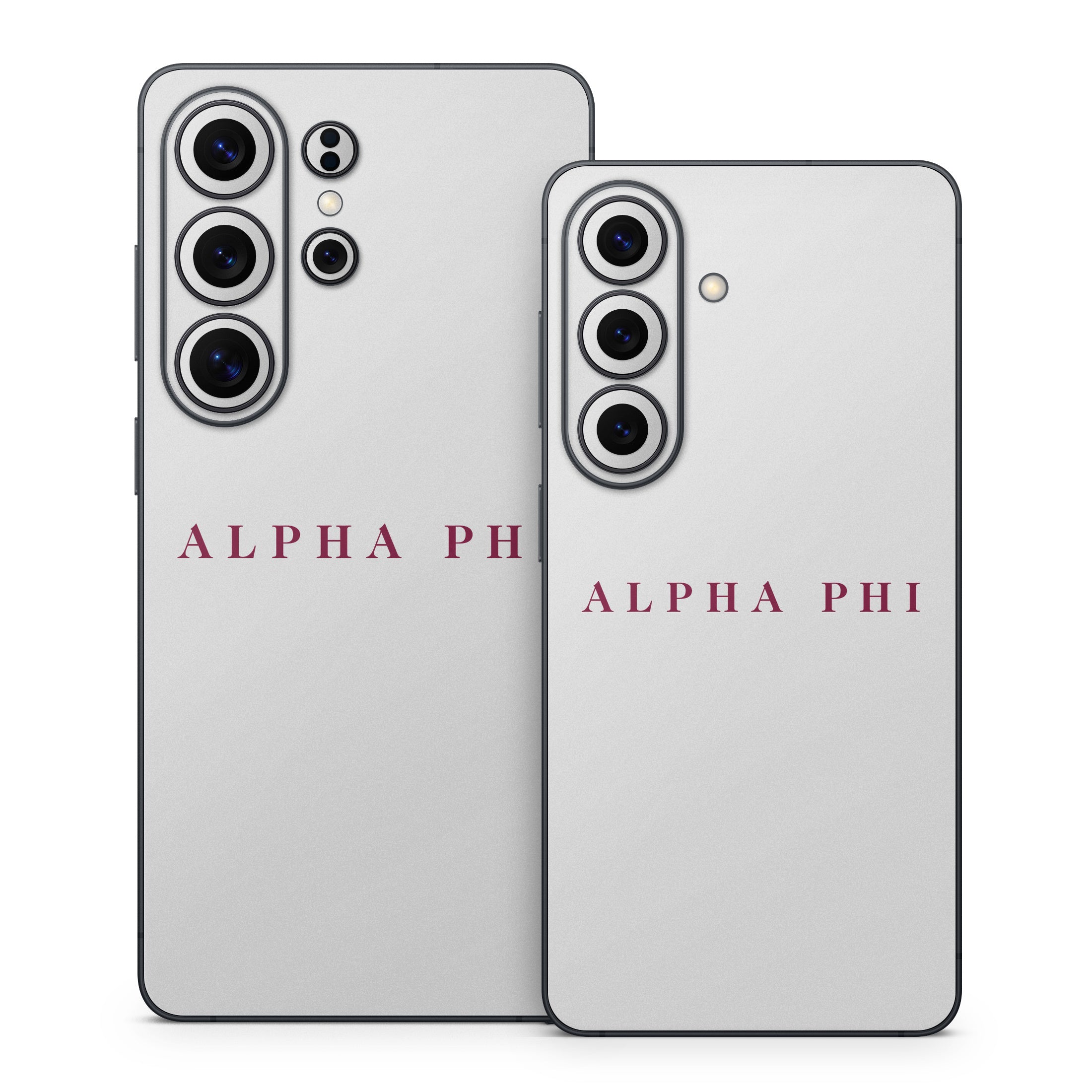Alpha Phi Wordmark Silver - Samsung Galaxy S26 Skin