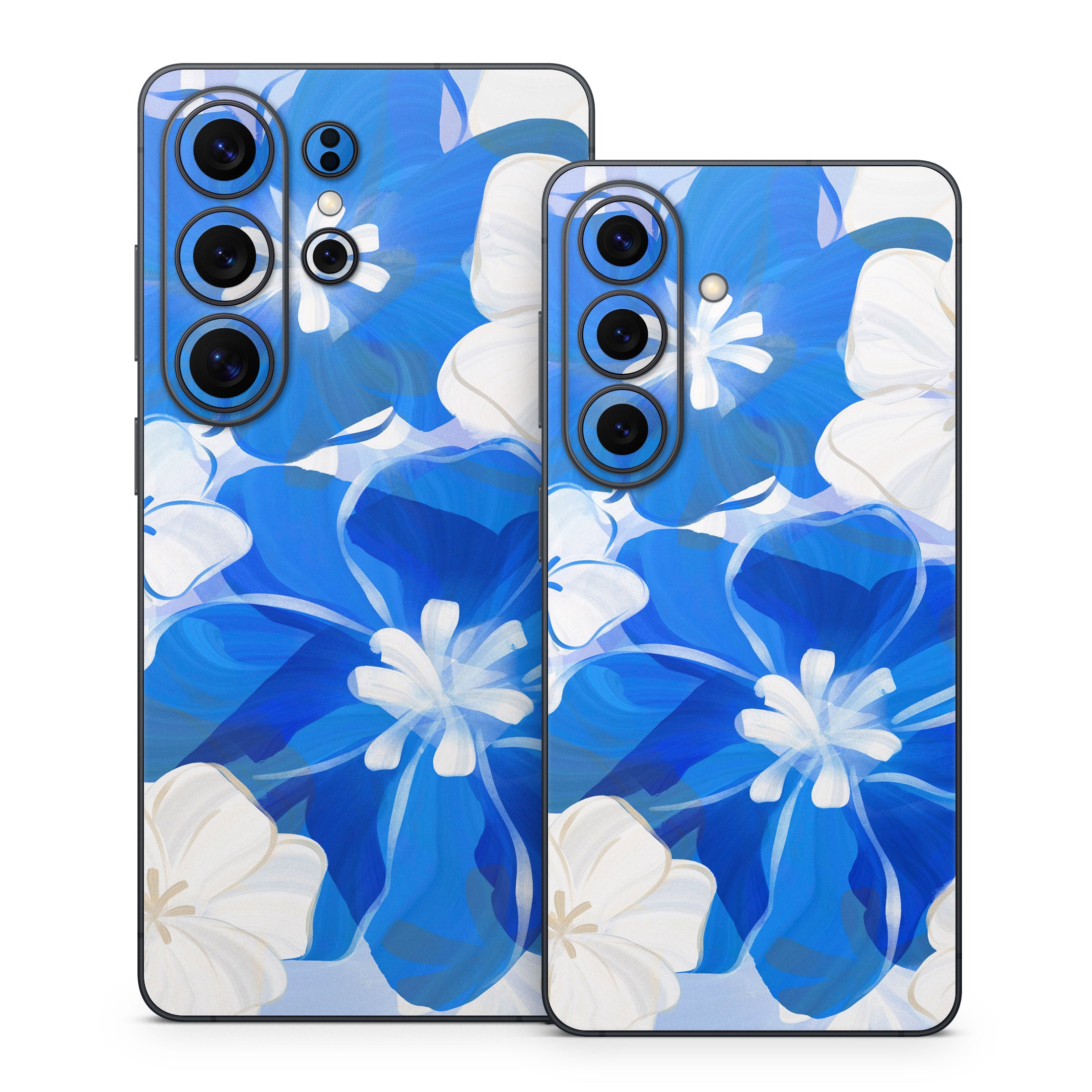 Blue Flowers - Samsung Galaxy S26 Skin