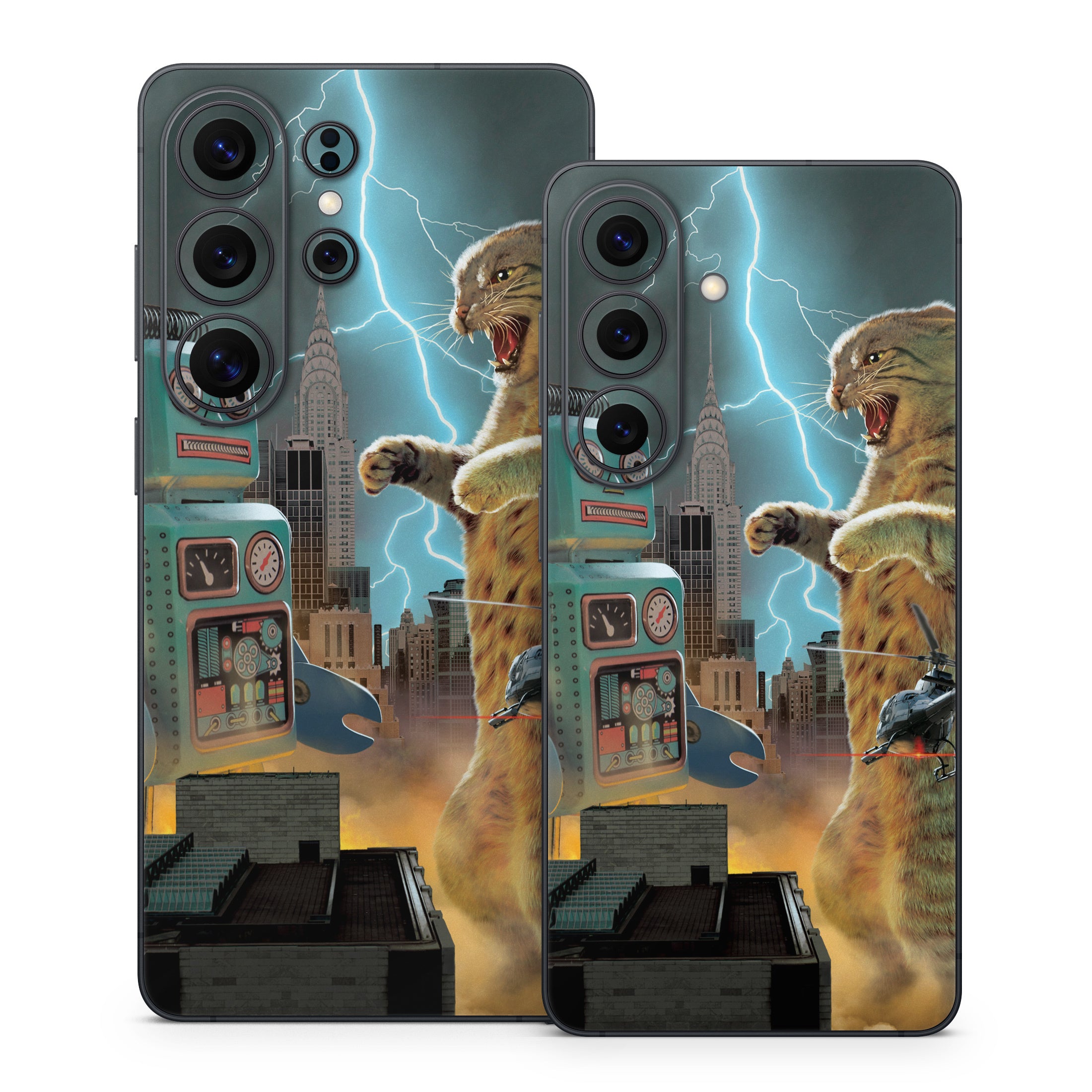 Catzilla Vs Robot - Samsung Galaxy S26 Skin
