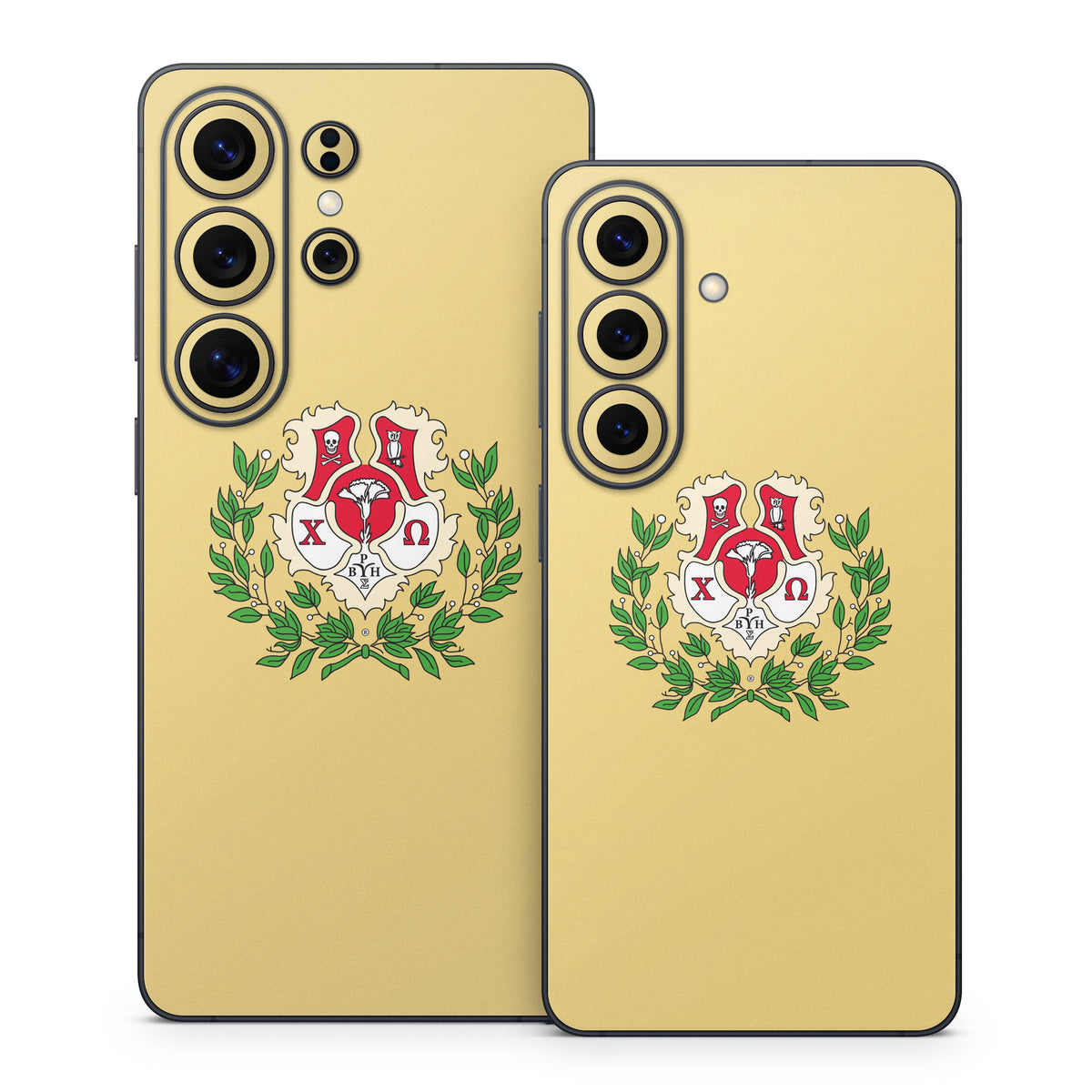 Chi Omega Crest Straw - Samsung Galaxy S26 Skin