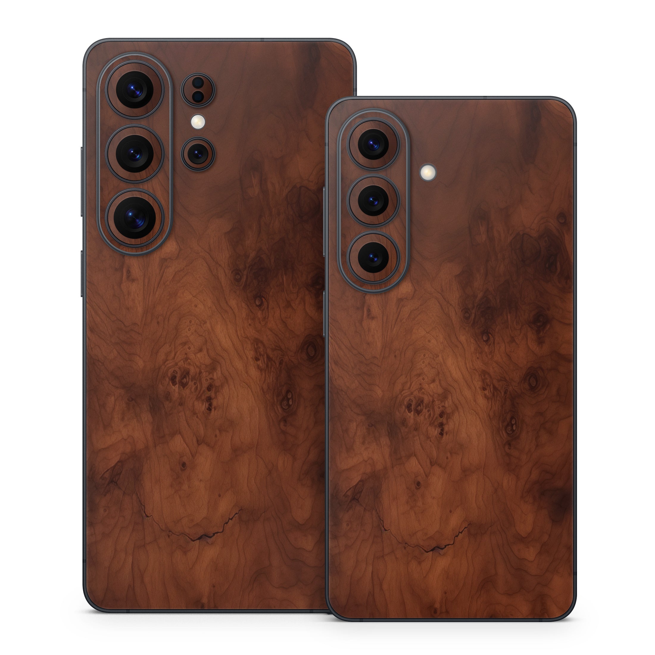 Dark Burlwood - Samsung Galaxy S26 Skin
