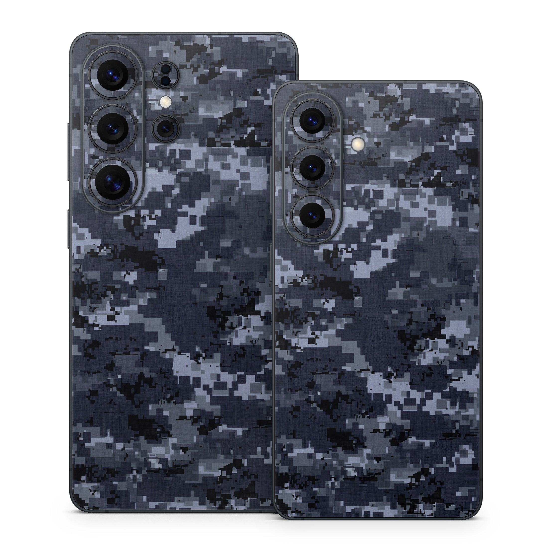 Digital Navy Camo - Samsung Galaxy S26 Skin