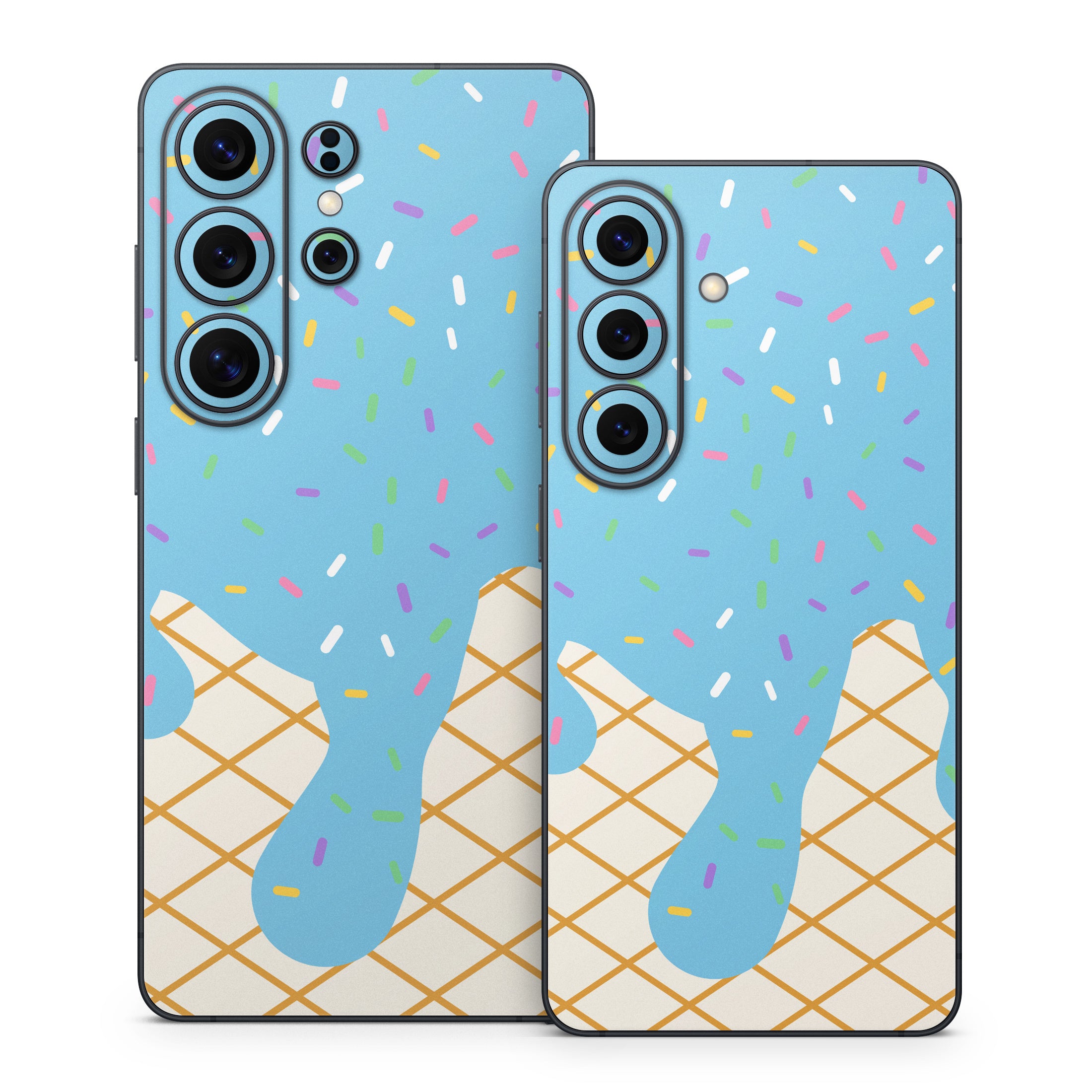 Cotton Candy Ice Cream Drip - Samsung Galaxy S26 Skin