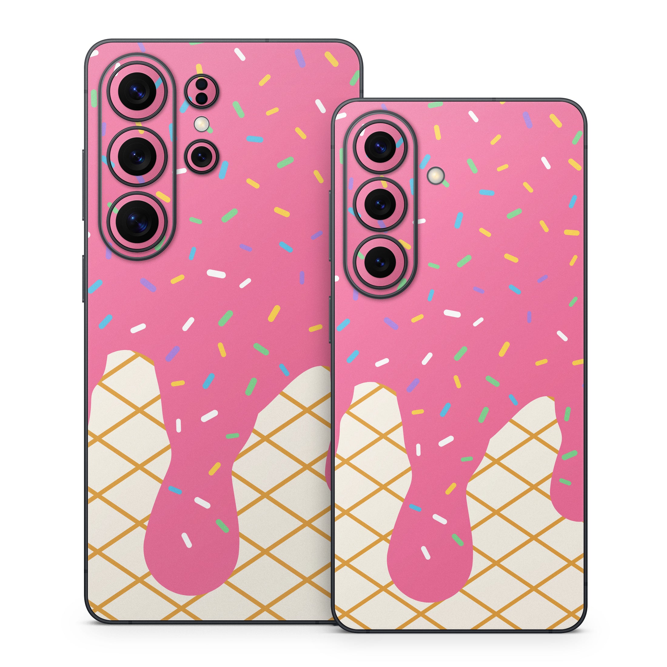 Strawberry Ice Cream Drip - Samsung Galaxy S26 Skin