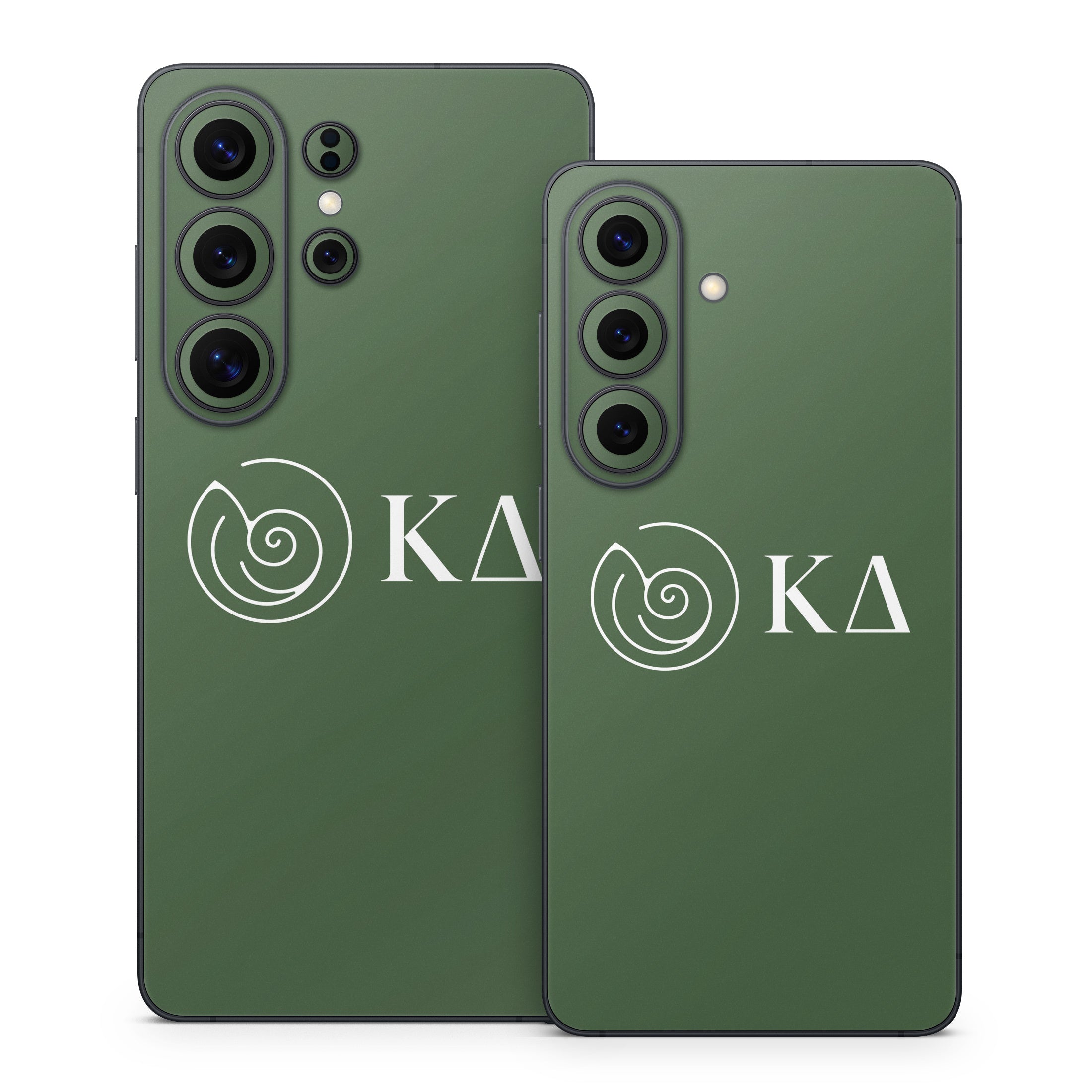 Kappa Delta Greek Letters Dark Olive - Samsung Galaxy S26 Skin