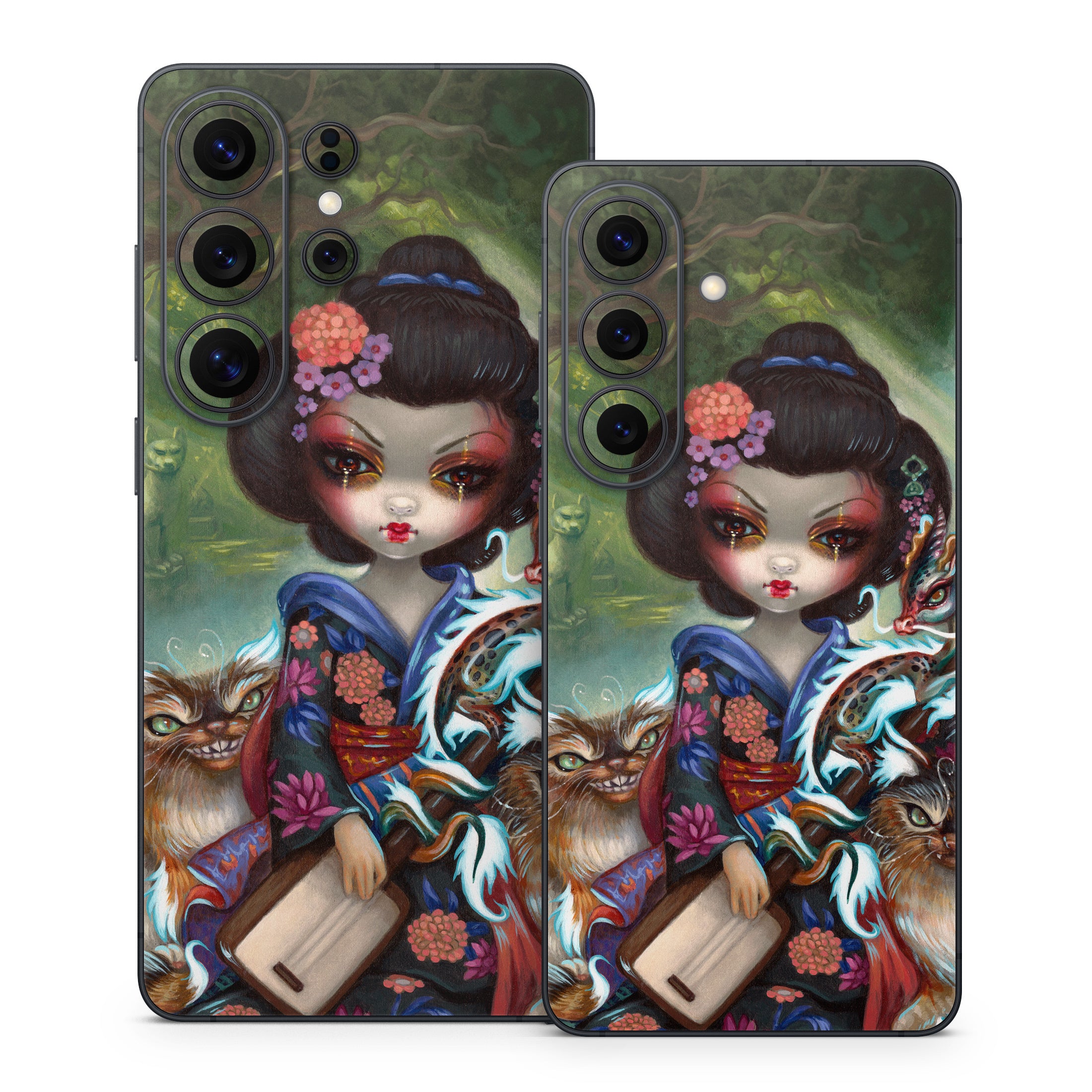 Kirin and Bakeneko - Samsung Galaxy S26 Skin