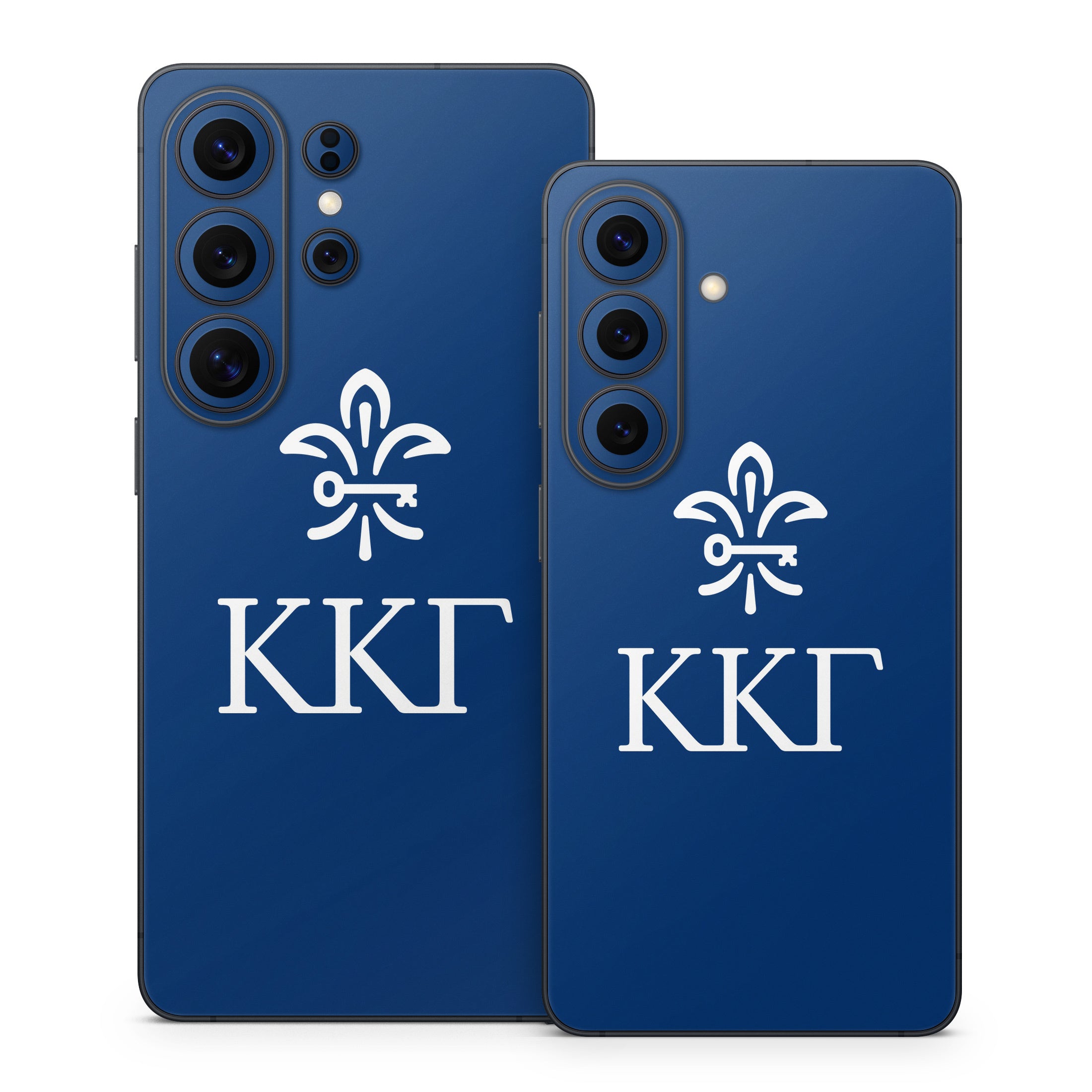 Kappa Kappa Gamma Letterkey Vertical Kappa Blue - Samsung Galaxy S26 Skin