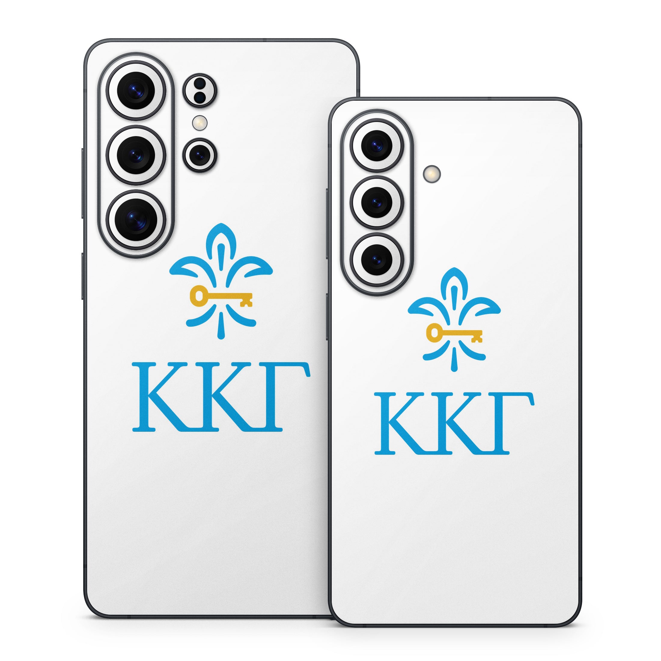 Kappa Kappa Gamma Letterkey Vertical White - Samsung Galaxy S26 Skin