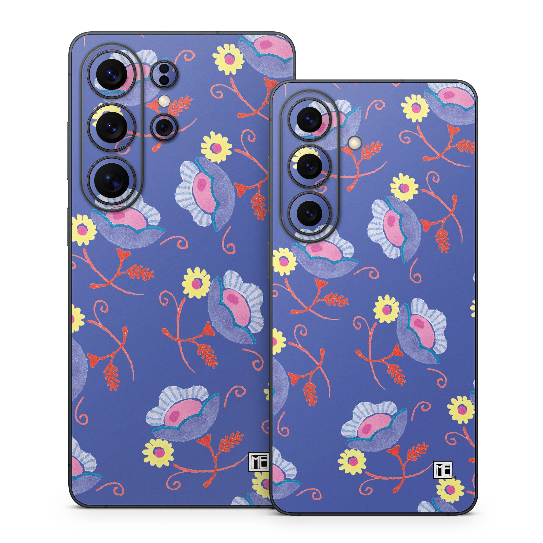 Purple Flowers - Samsung Galaxy S26 Skin