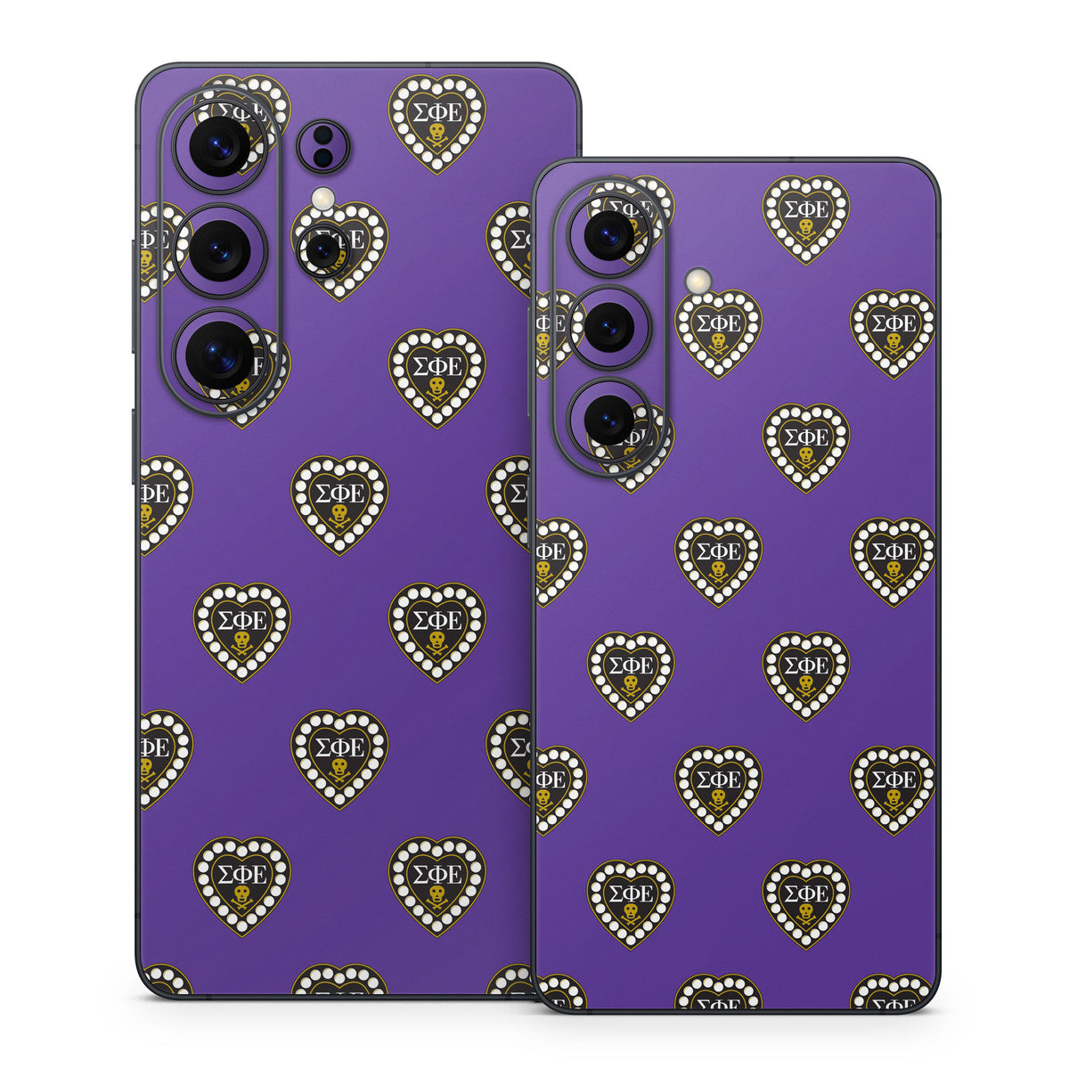 Sigma Phi Epsilon Badge Pattern Purple - Samsung Galaxy S26 Skin