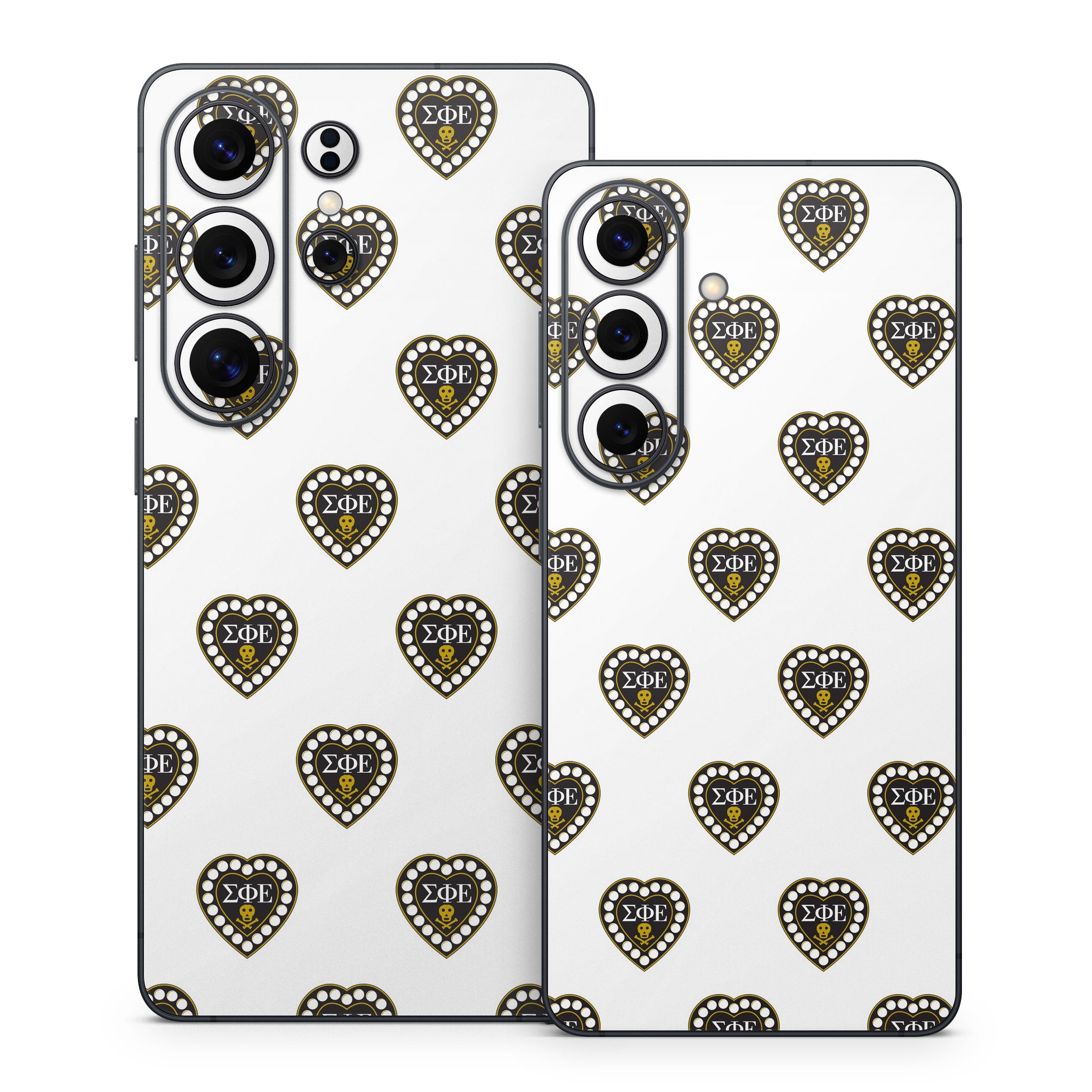 Sigma Phi Epsilon Badge Pattern White - Samsung Galaxy S26 Skin