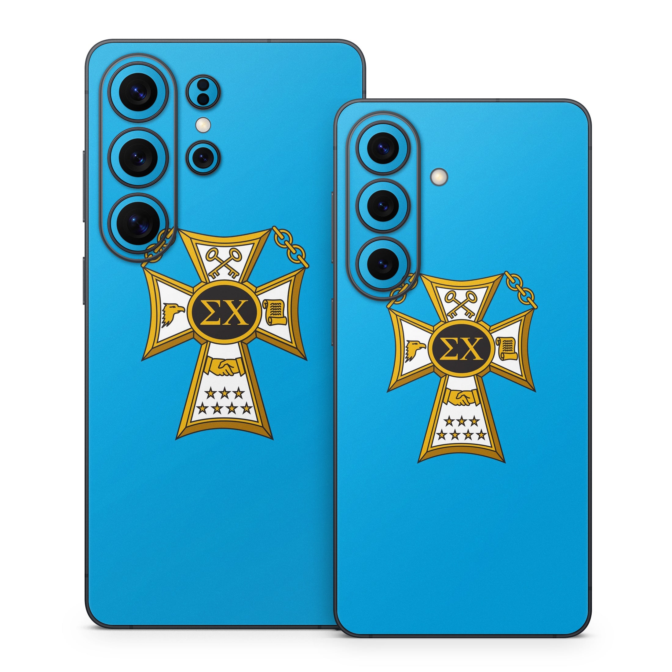 Sigma Chi Badge Blue - Samsung Galaxy S26 Skin