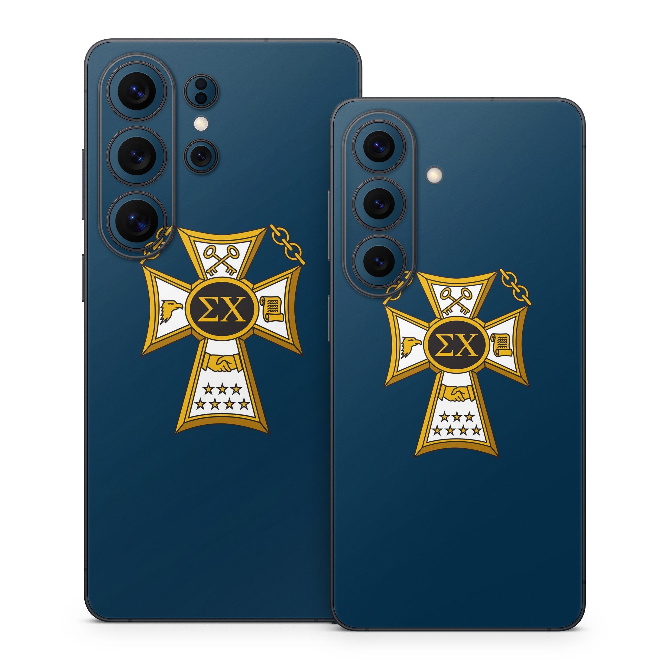 Sigma Chi Badge Navy - Samsung Galaxy S26 Skin