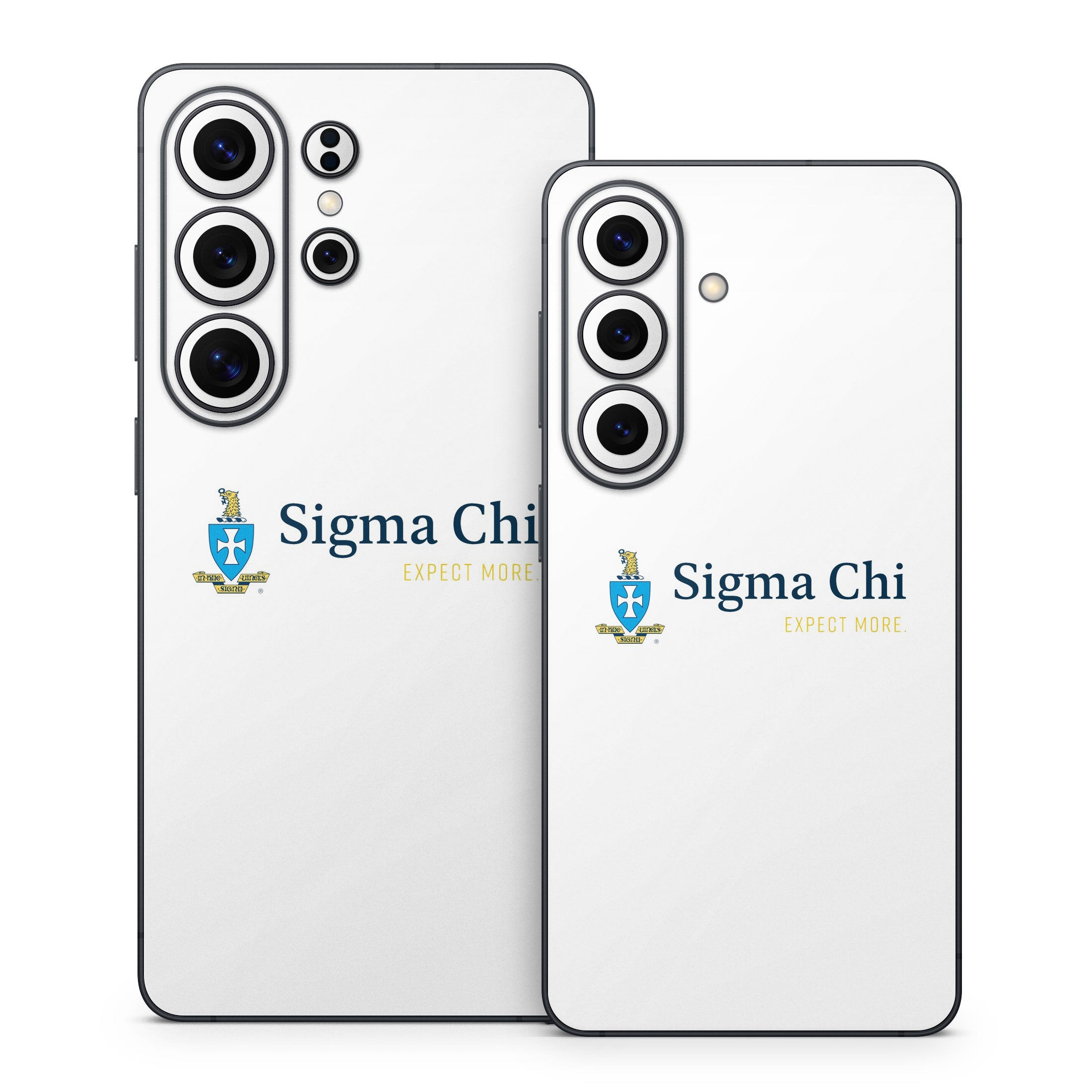 Sigma Chi Logo White - Samsung Galaxy S26 Skin