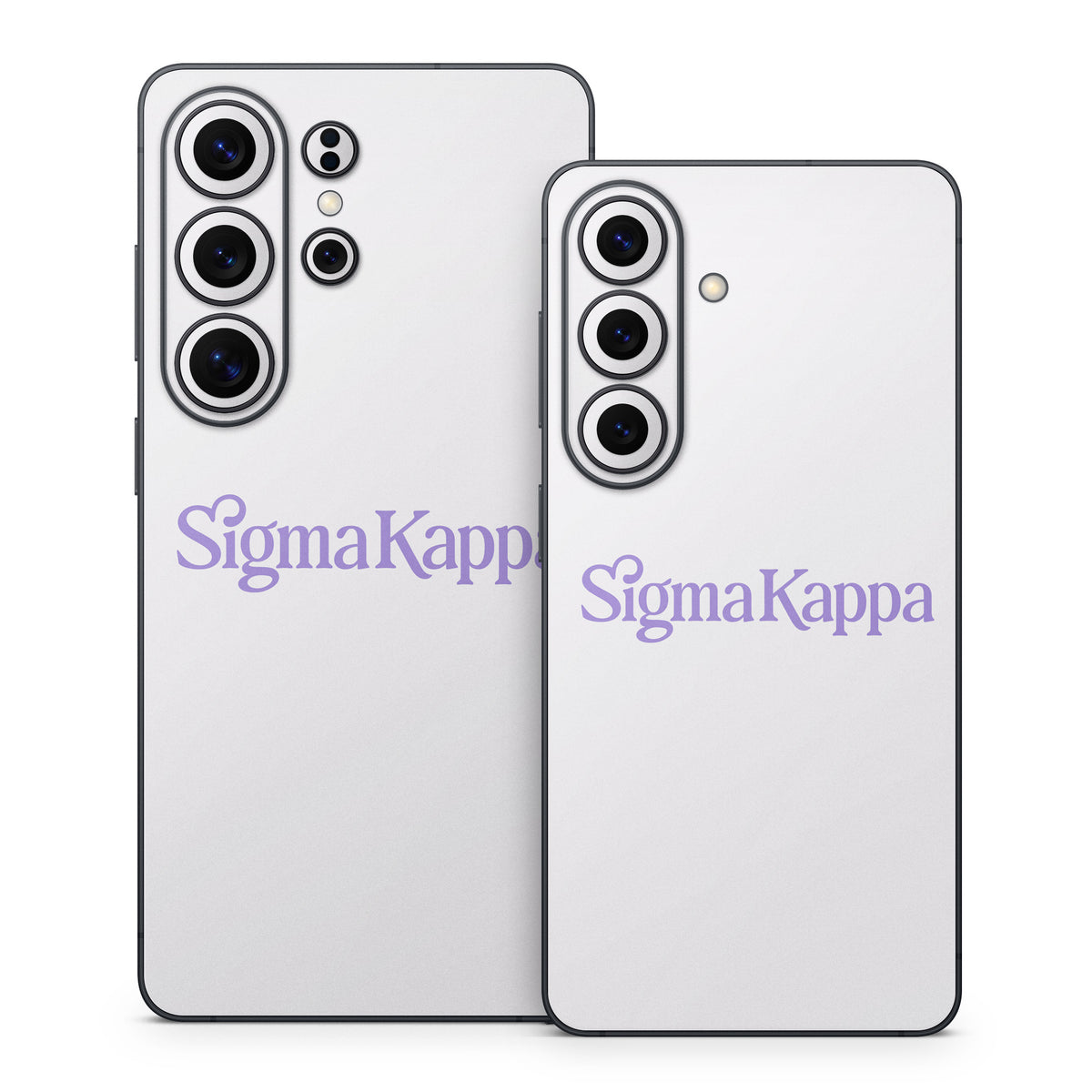 Sigma Kappa Primary Logo Legacy Lavender on Dove Love - Samsung Galaxy S26 Skin
