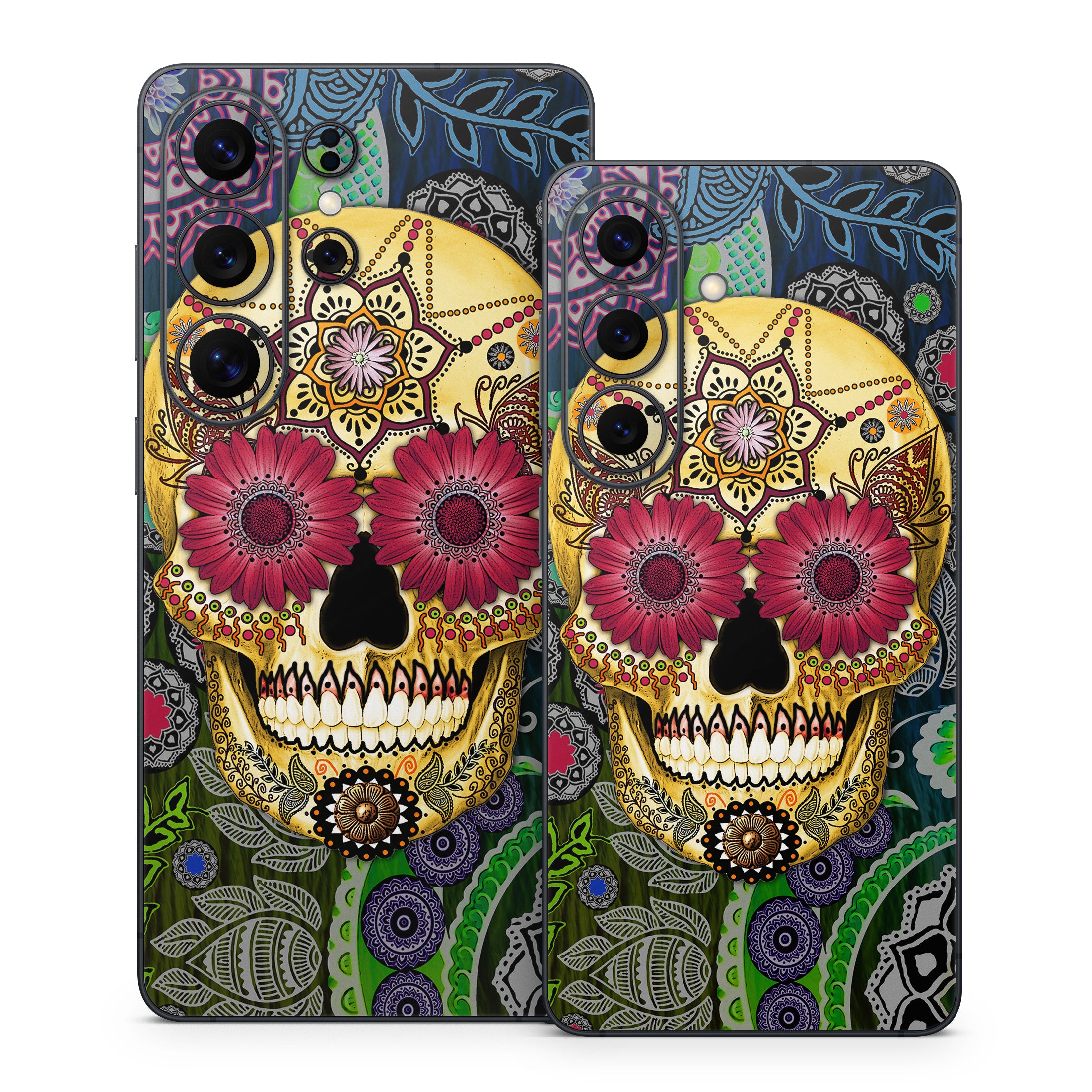 Sugar Skull Paisley - Samsung Galaxy S26 Skin