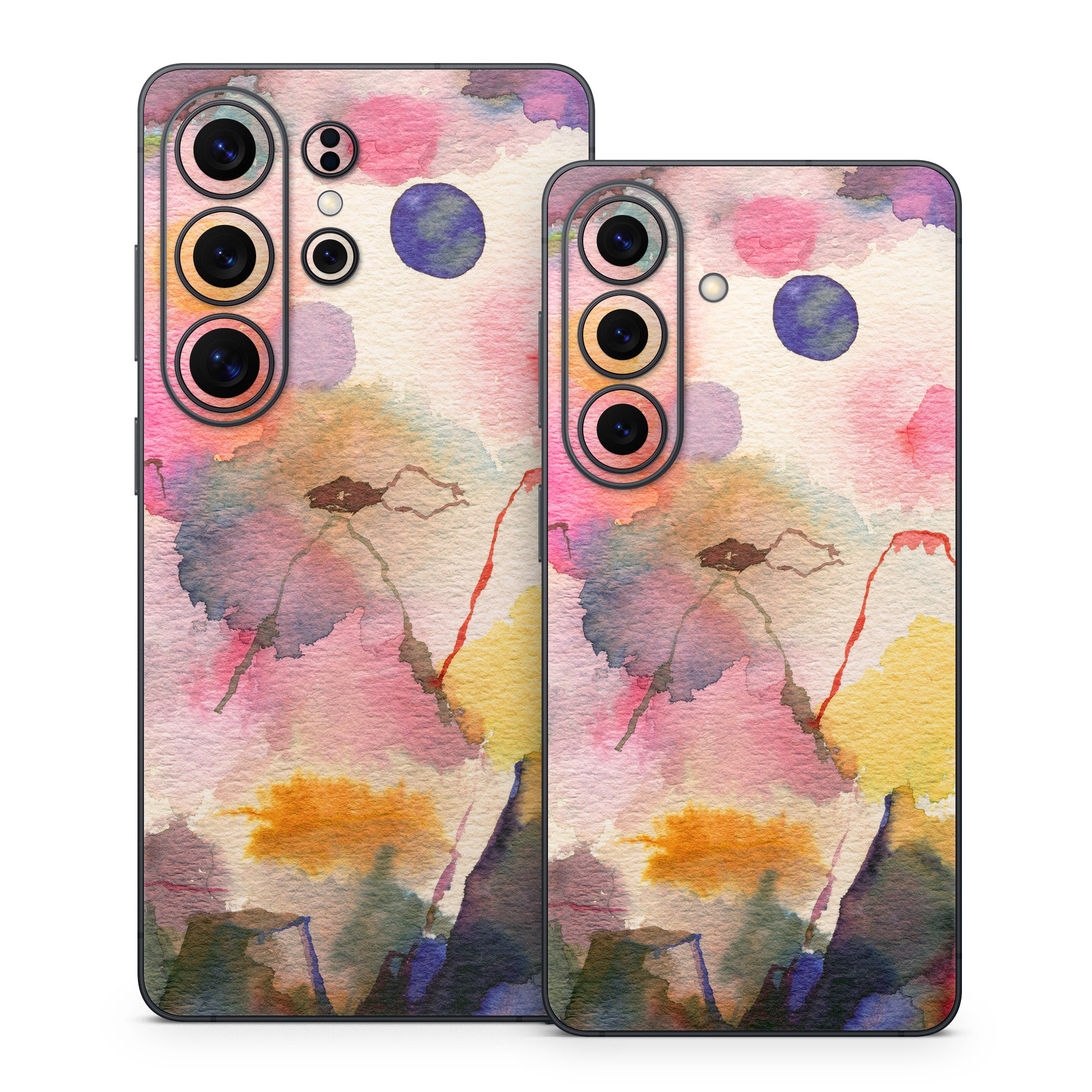 Watercolor Mountains - Samsung Galaxy S26 Skin