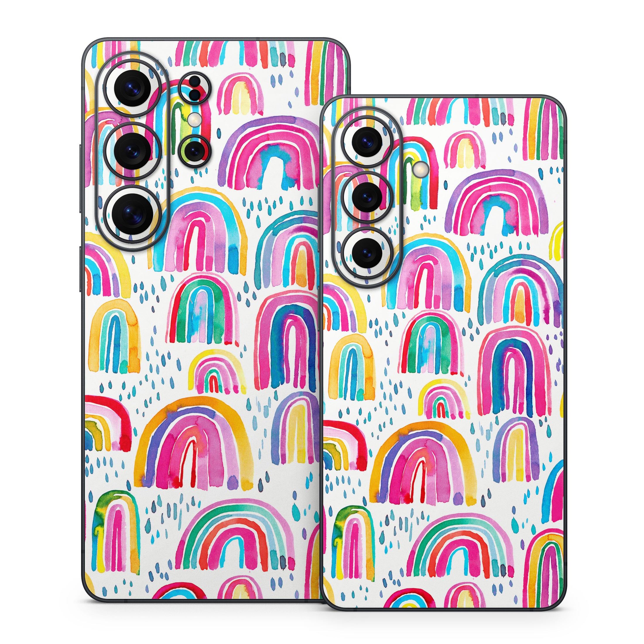Watercolor Rainbows - Samsung Galaxy S26 Skin