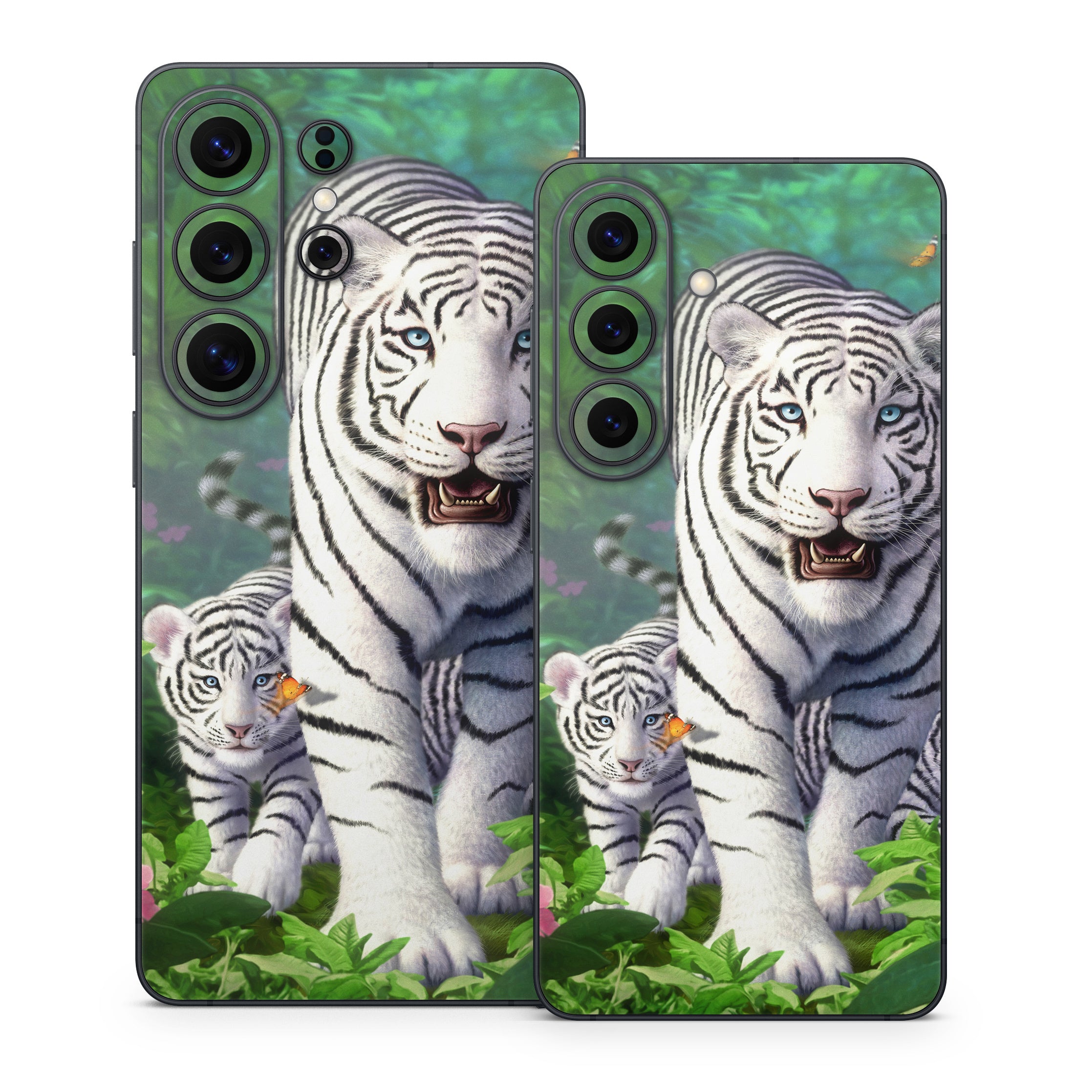 White Tigers - Samsung Galaxy S26 Skin