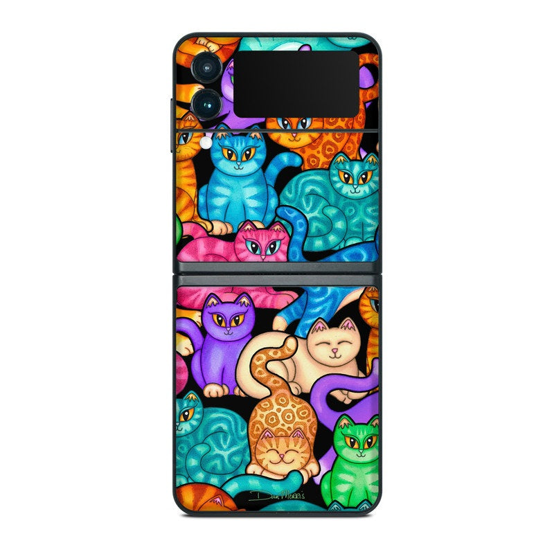 Colorful Kittens - Samsung Galaxy Z Flip 3 Skin