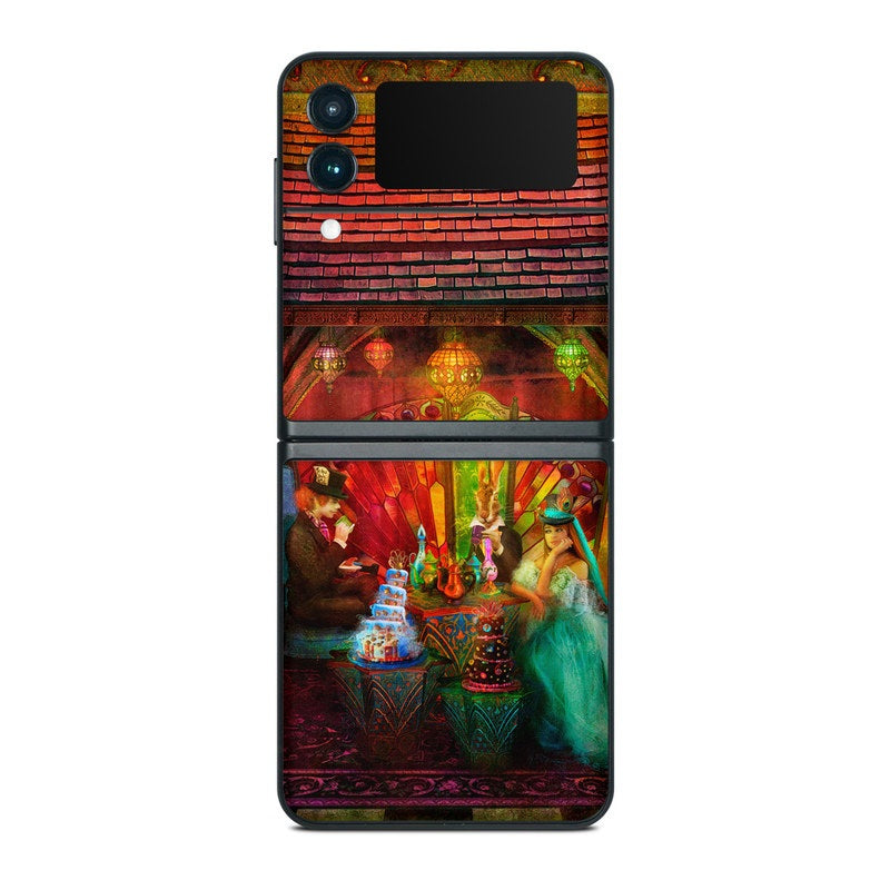 A Mad Tea Party - Samsung Galaxy Z Flip 3 Skin