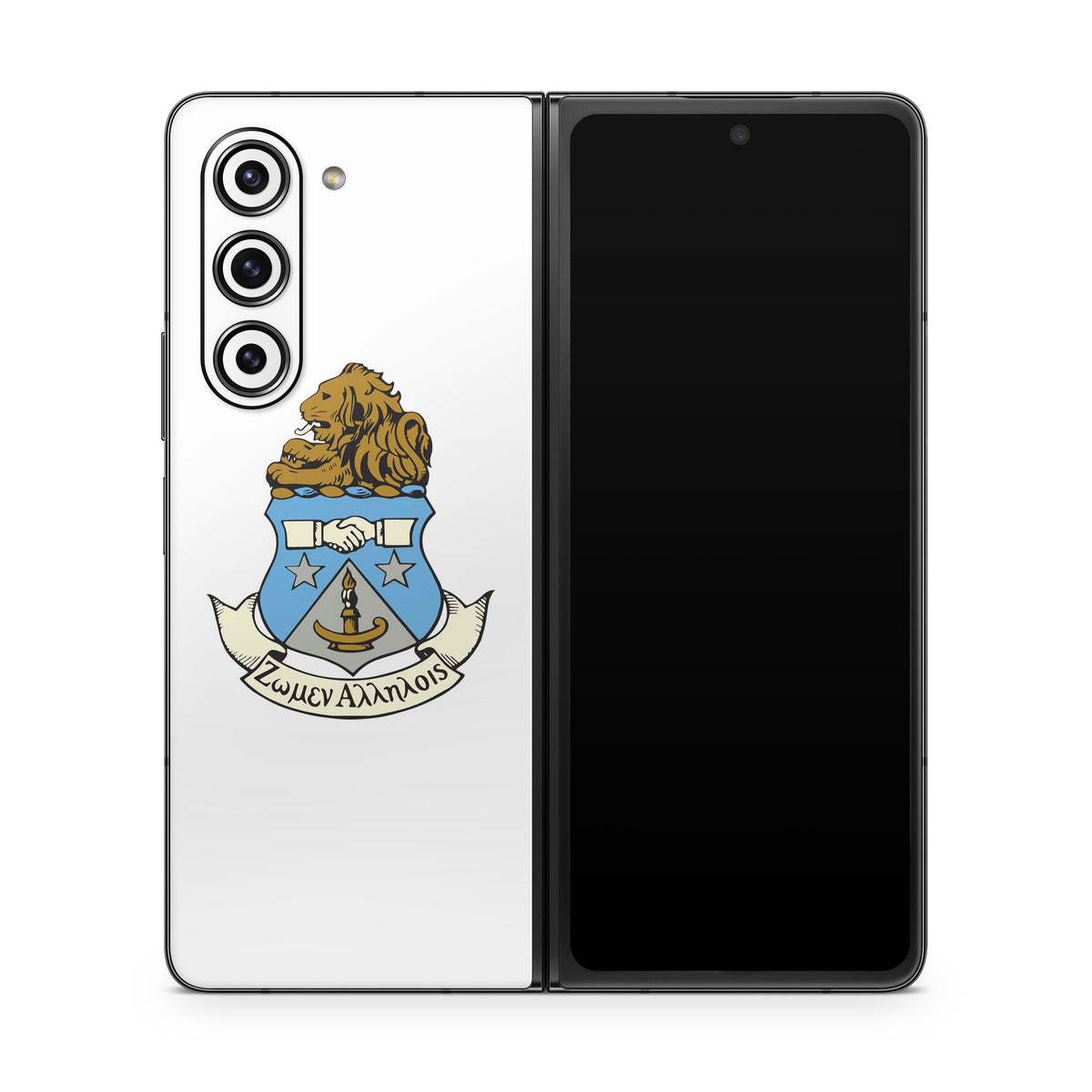 Alpha Delta Pi Crest White - Samsung Galaxy Z Fold5 Skin