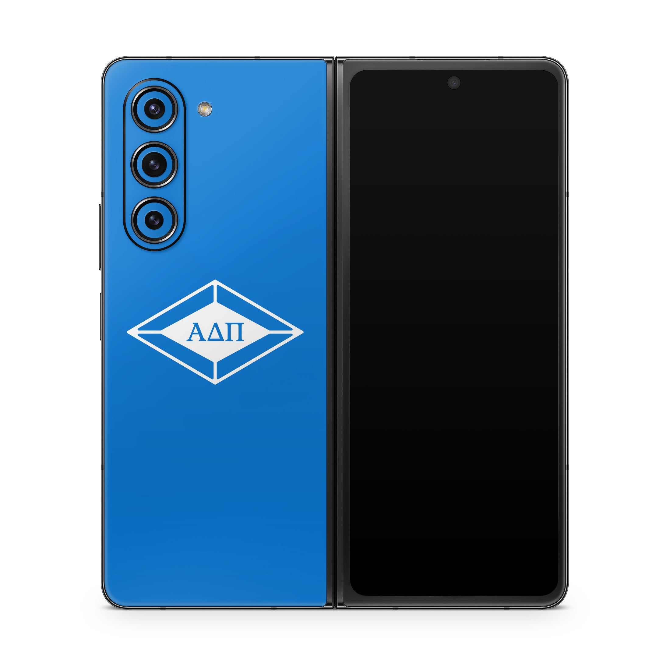 Alpha Delta Pi Diamond Letters Azure - Samsung Galaxy Z Fold5 Skin