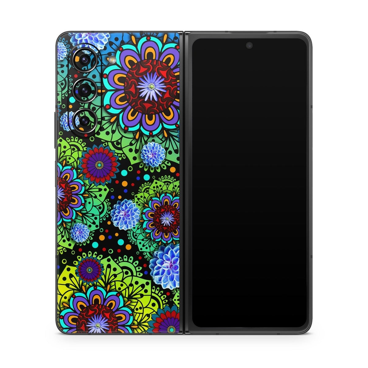 Funky Floratopia - Samsung Galaxy Z Fold5 Skin