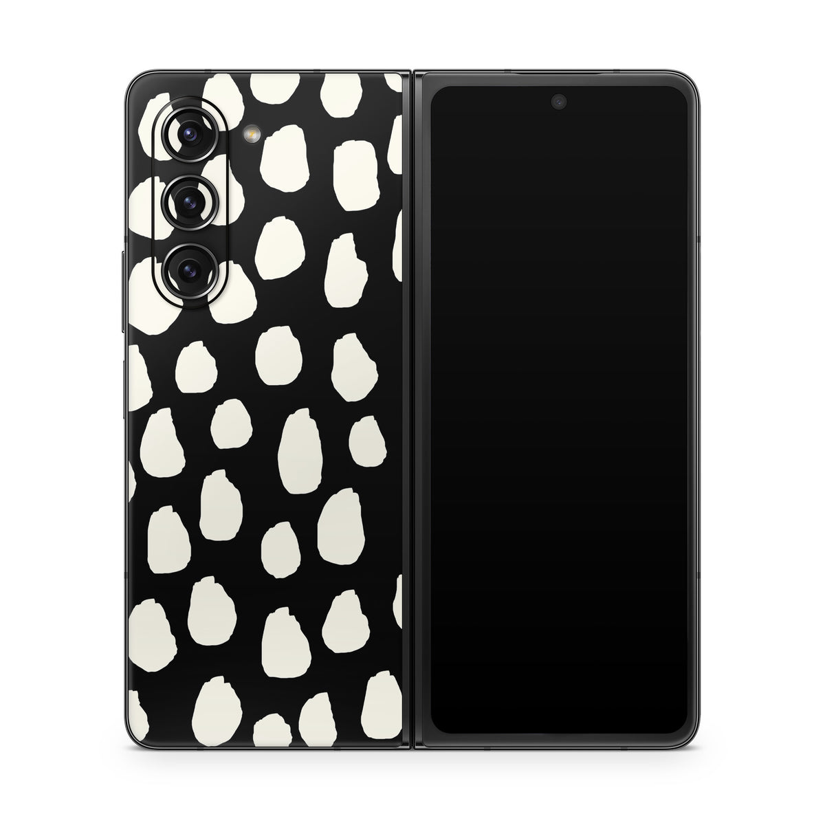 Inky Spots Black - Samsung Galaxy Z Fold5 Skin