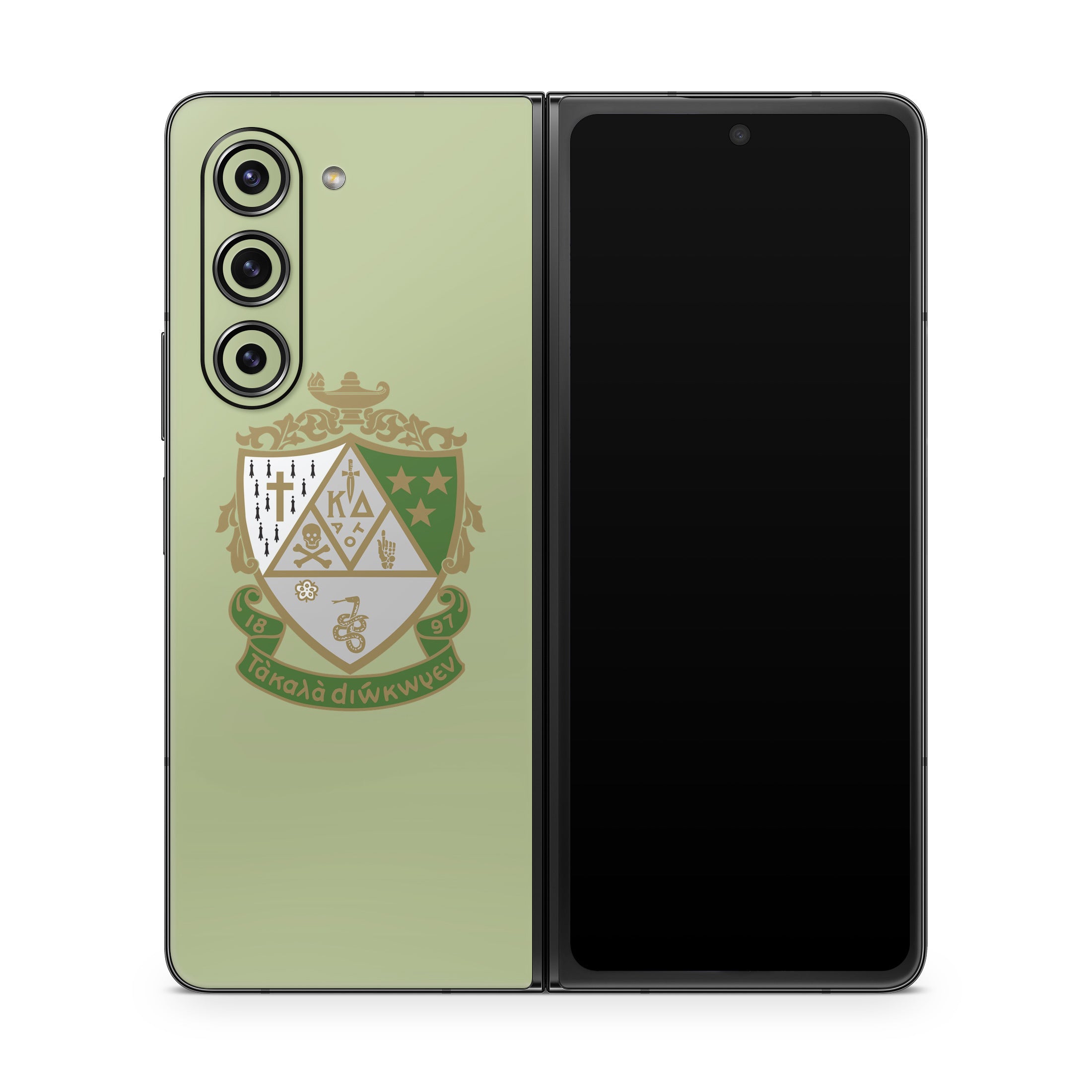 Kappa Delta Crest Light Olive - Samsung Galaxy Z Fold5 Skin