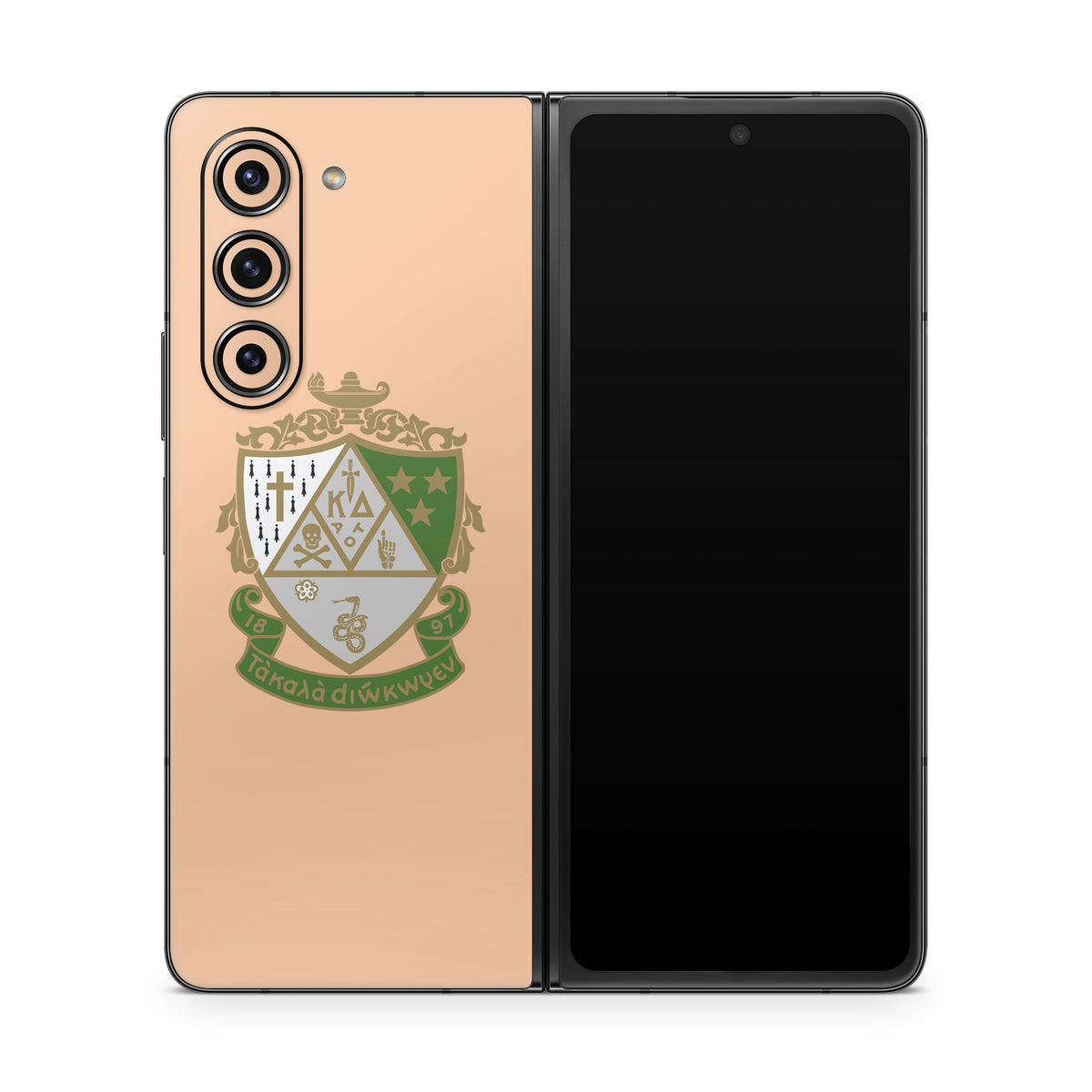Kappa Delta Crest Empowered Peach - Samsung Galaxy Z Fold5 Skin
