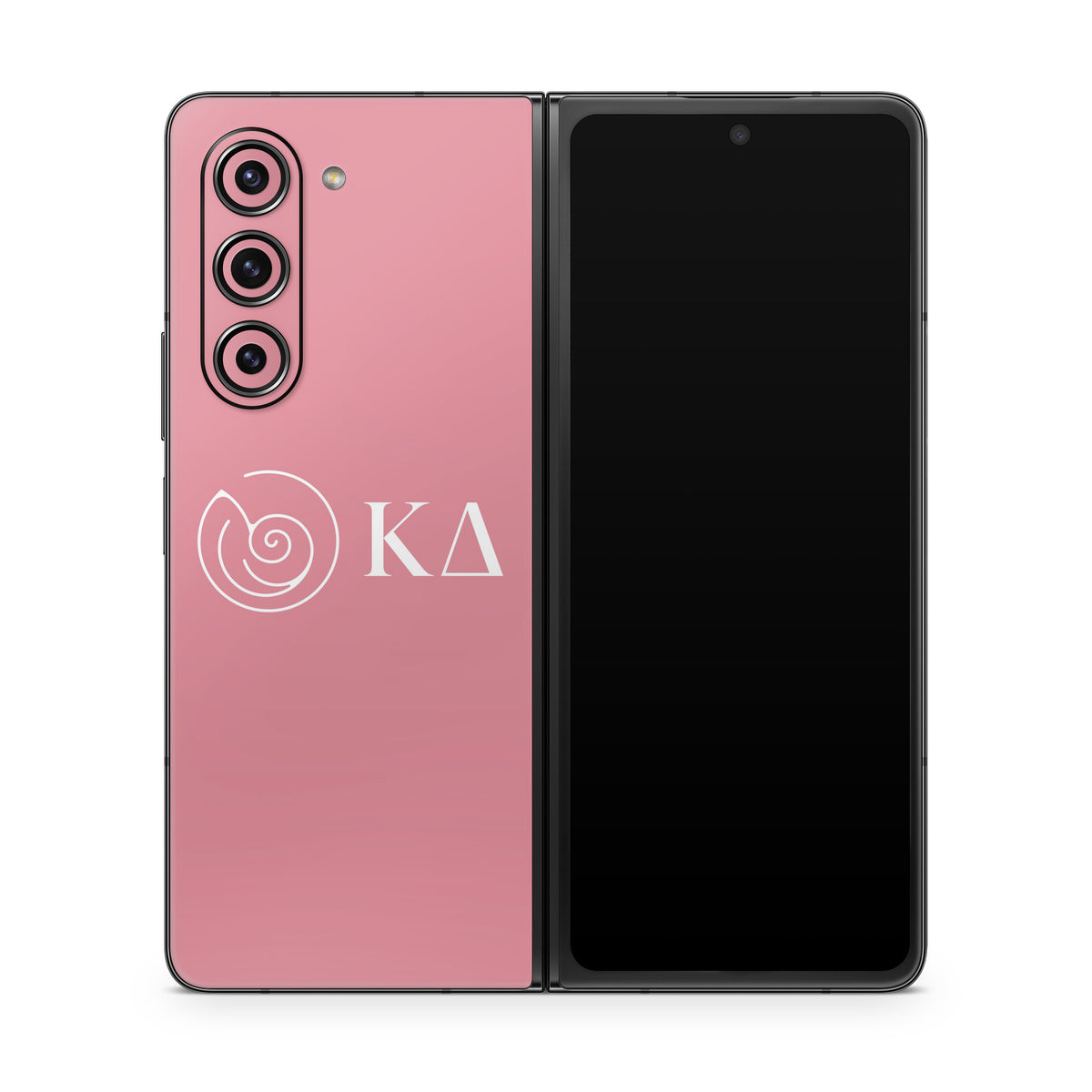 Kappa Delta Greek Letters Active Pink - Samsung Galaxy Z Fold5 Skin