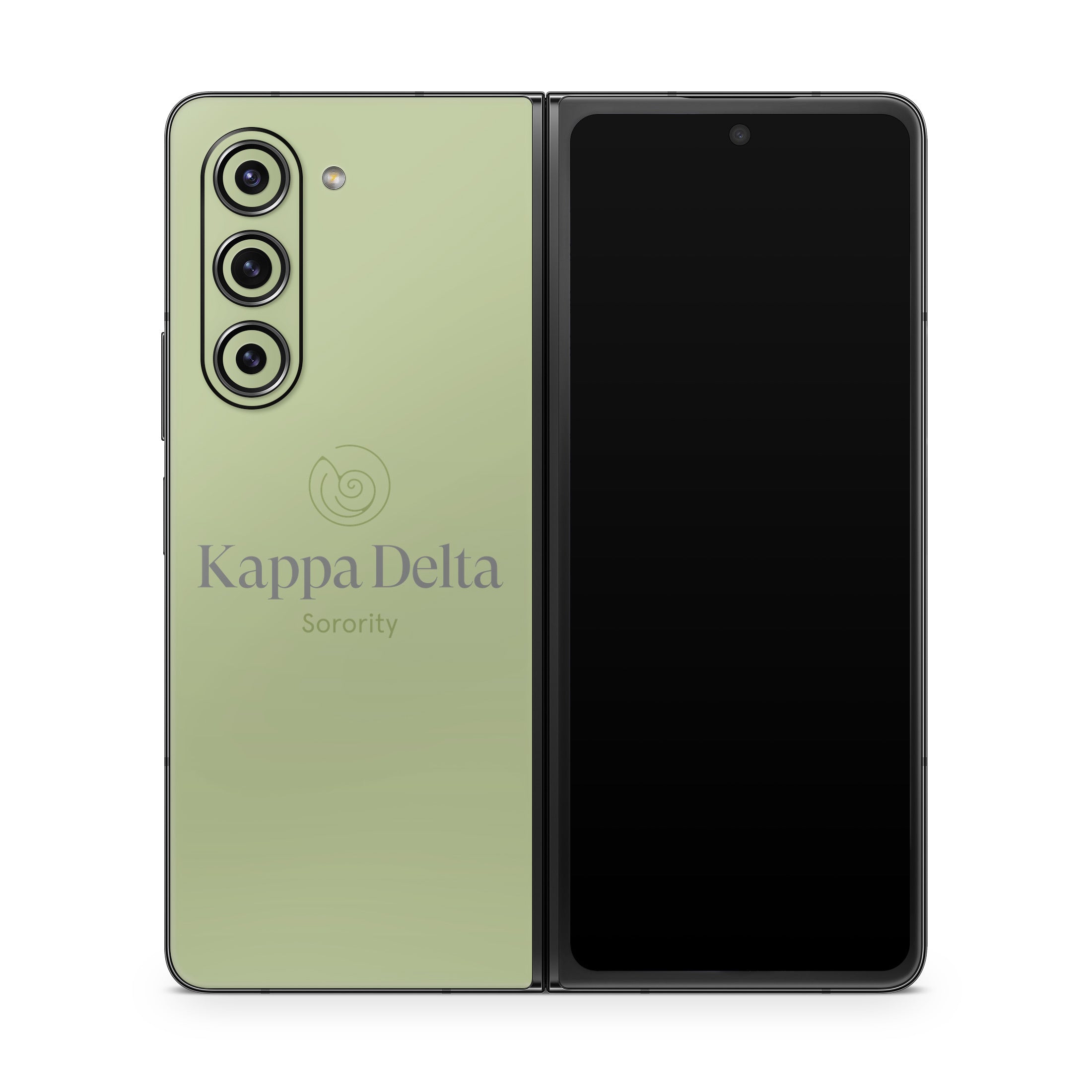 Kappa Delta Primary Logo Light Olive - Samsung Galaxy Z Fold5 Skin
