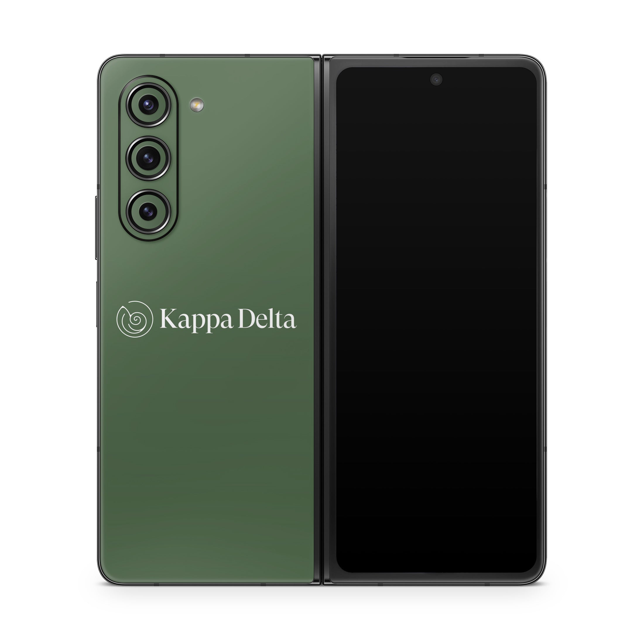 Kappa Delta Secondary Logo Dark Olive - Samsung Galaxy Z Fold5 Skin