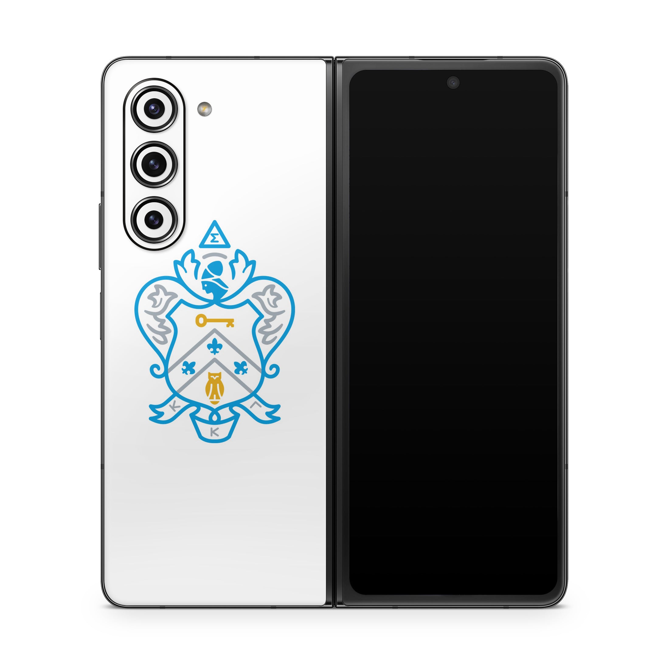 Kappa Kappa Gamma Coat of Arms White - Samsung Galaxy Z Fold5 Skin