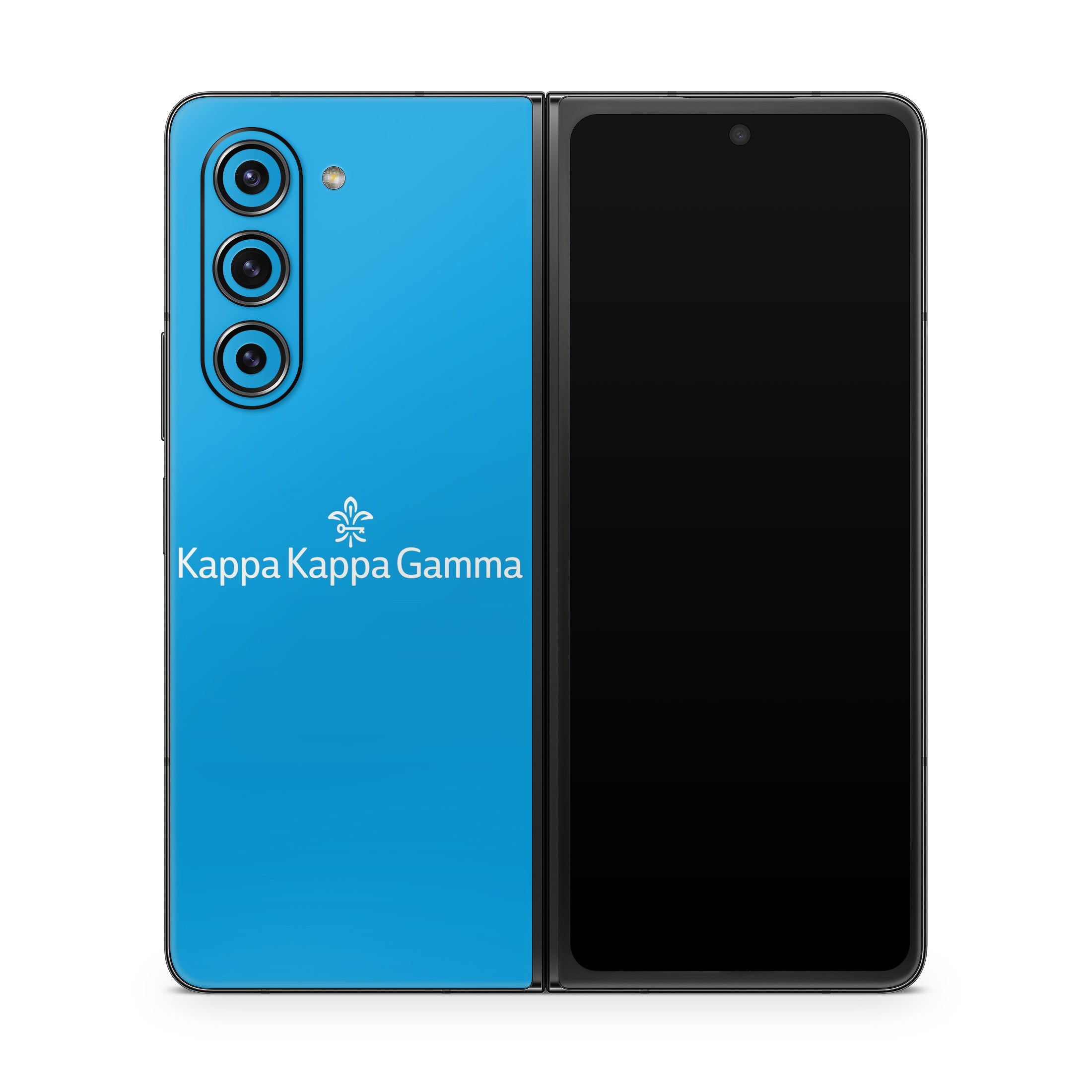 Kappa Kappa Gamma Brandmark Gamma Blue - Samsung Galaxy Z Fold5 Skin