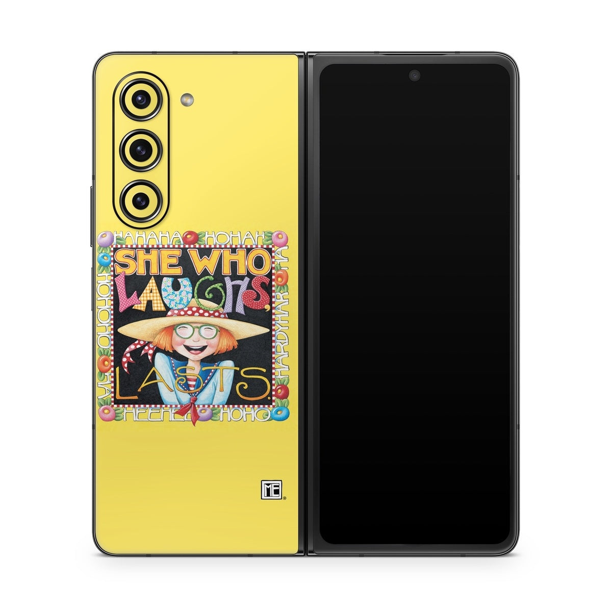She Who Laughs - Samsung Galaxy Z Fold5 Skin