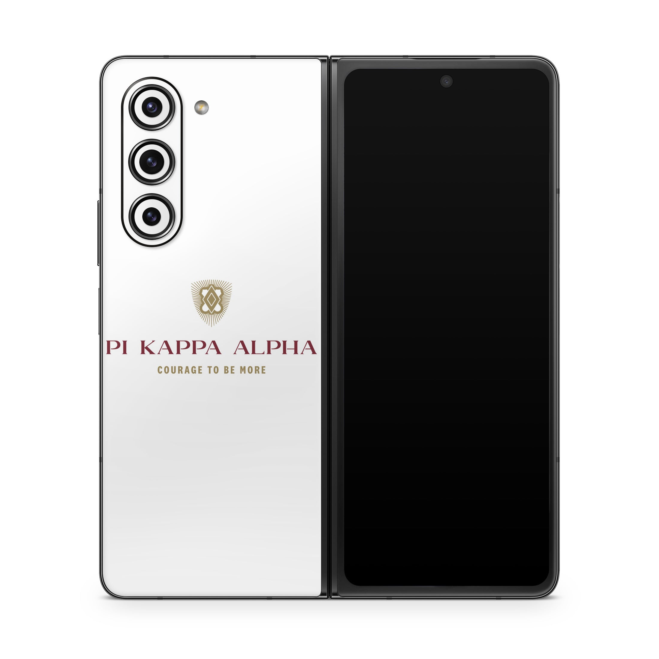 Pi Kappa Alpha Formal Logo White - Samsung Galaxy Z Fold5 Skin