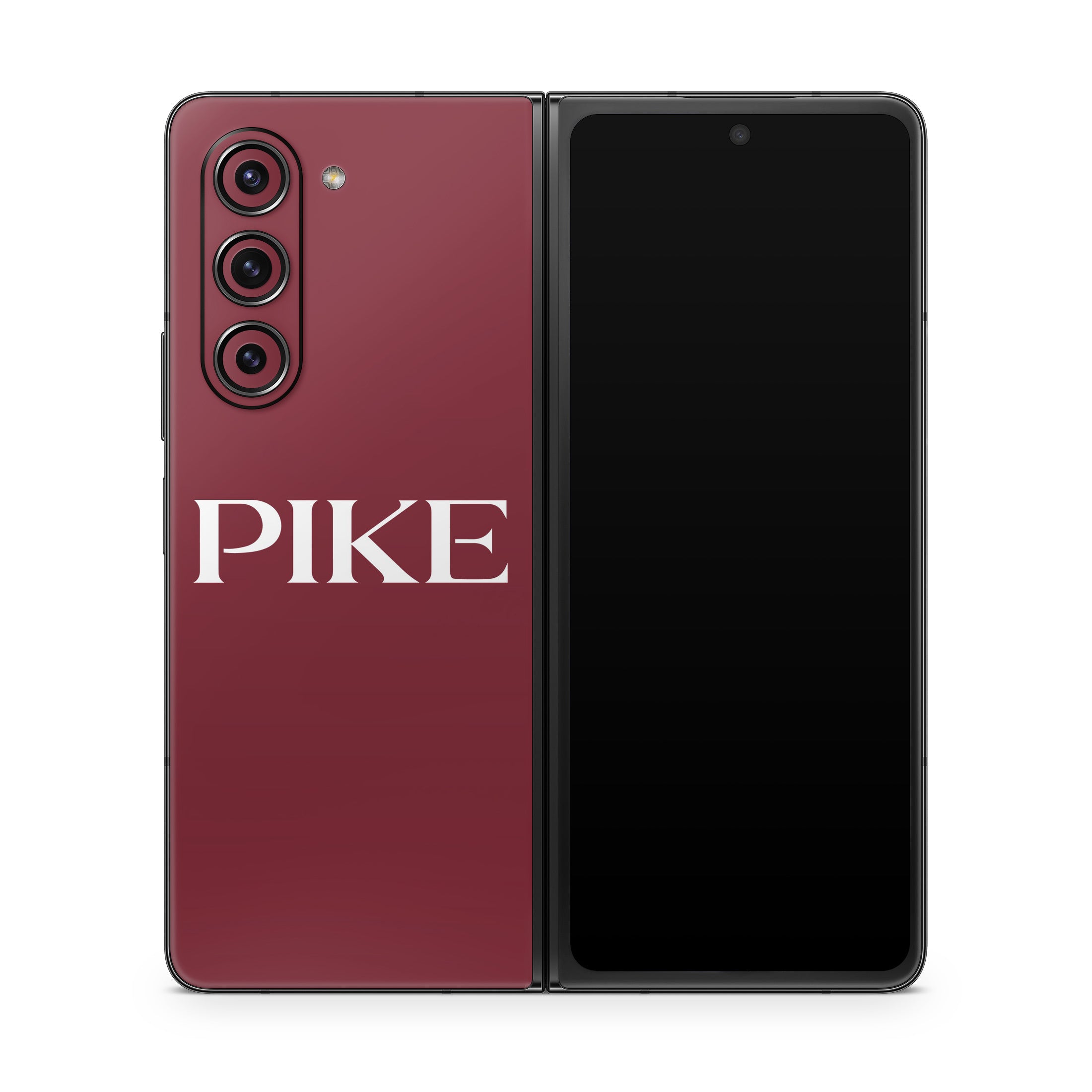Pi Kappa Alpha PIKE Logo Garnet - Samsung Galaxy Z Fold5 Skin