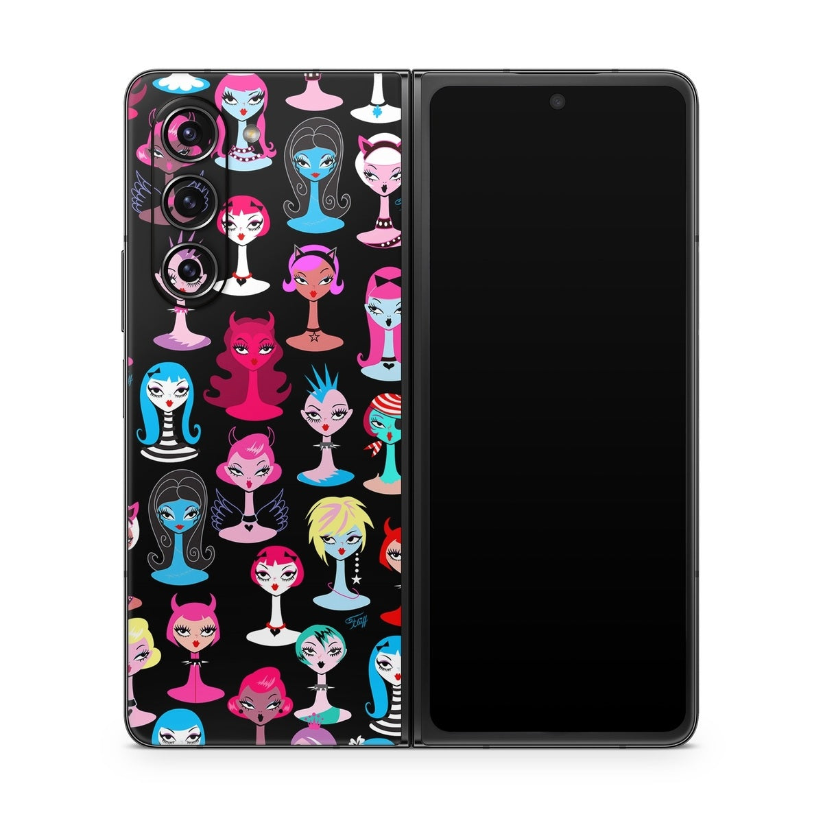 Punky Goth Dollies - Samsung Galaxy Z Fold5 Skin