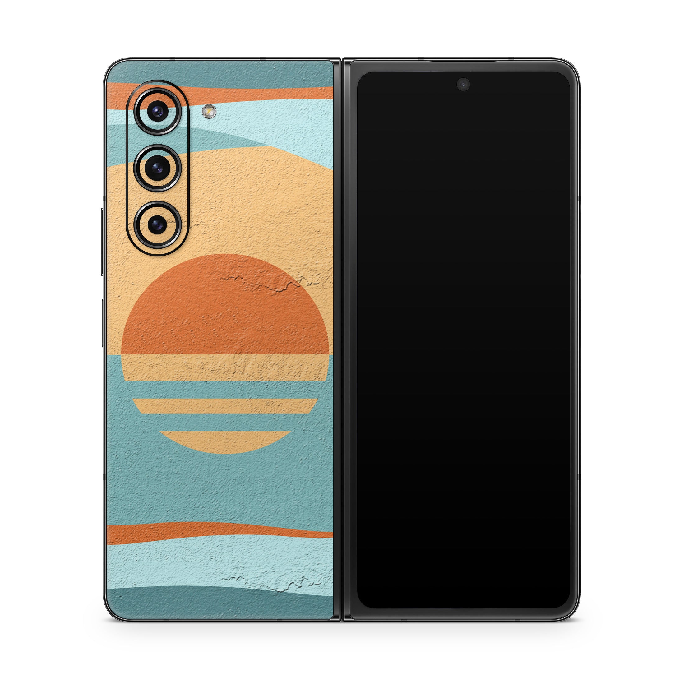 Retro Sunset - Samsung Galaxy Z Fold5 Skin