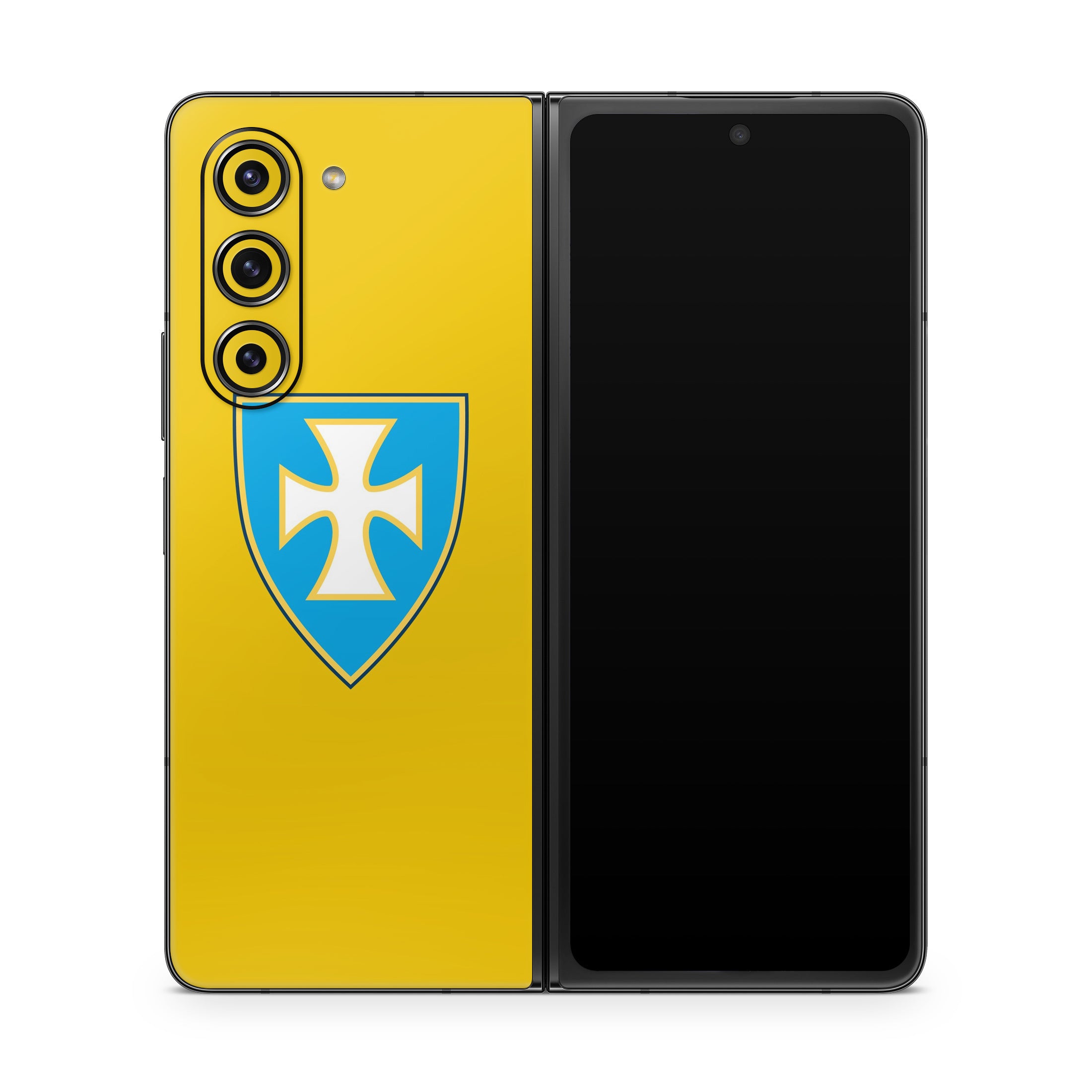 Sigma Chi Shield Gold - Samsung Galaxy Z Fold5 Skin