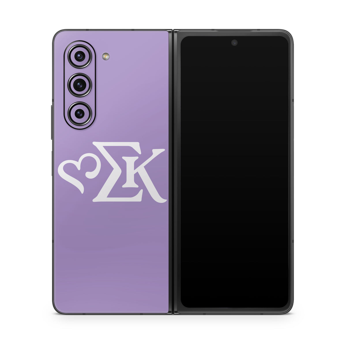 Sigma Kappa Greek Letters Dove Love on Legacy Lavender - Samsung Galaxy Z Fold5 Skin