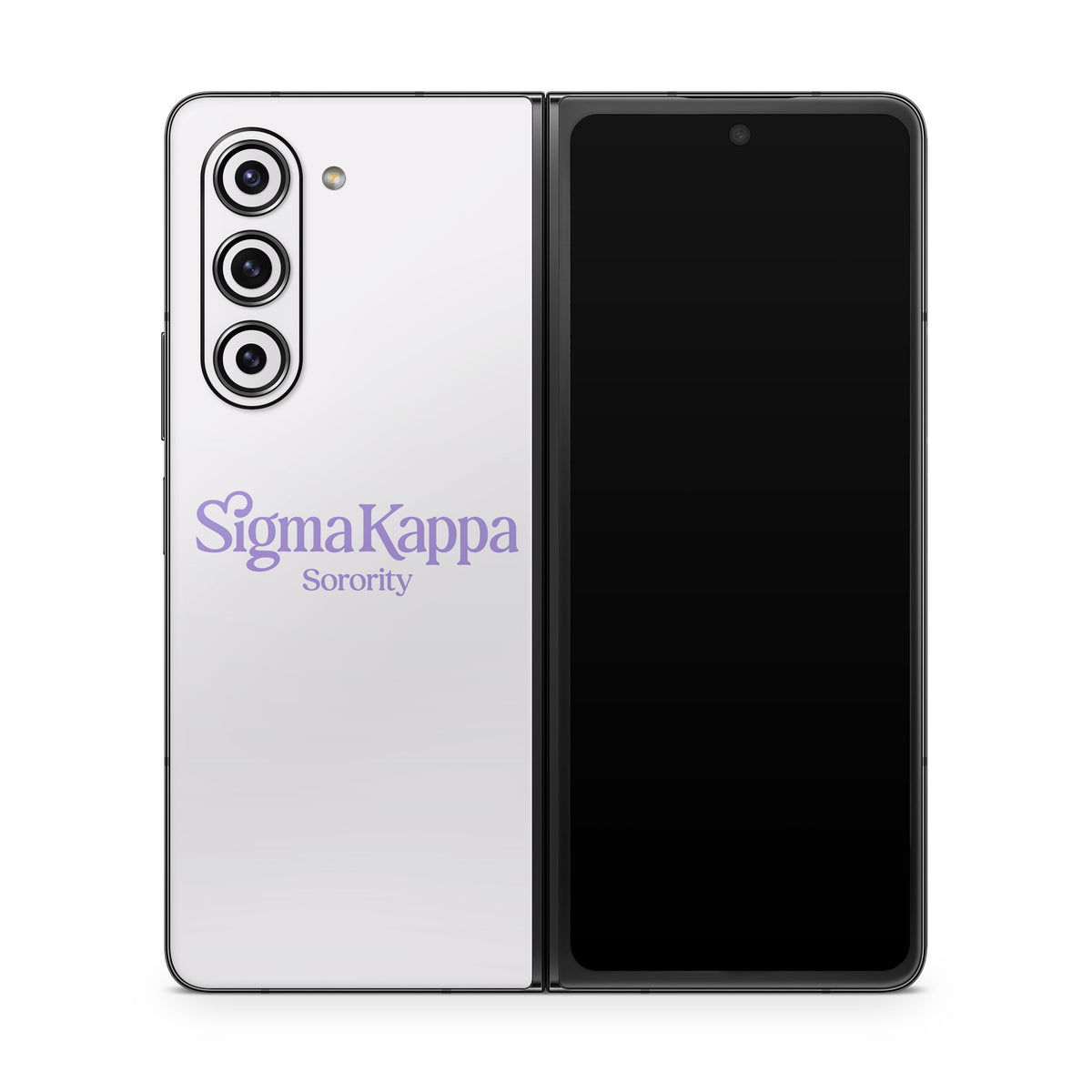 Sigma Kappa Sorority Logo Legacy Lavender on Dove Love - Samsung Galaxy Z Fold5 Skin